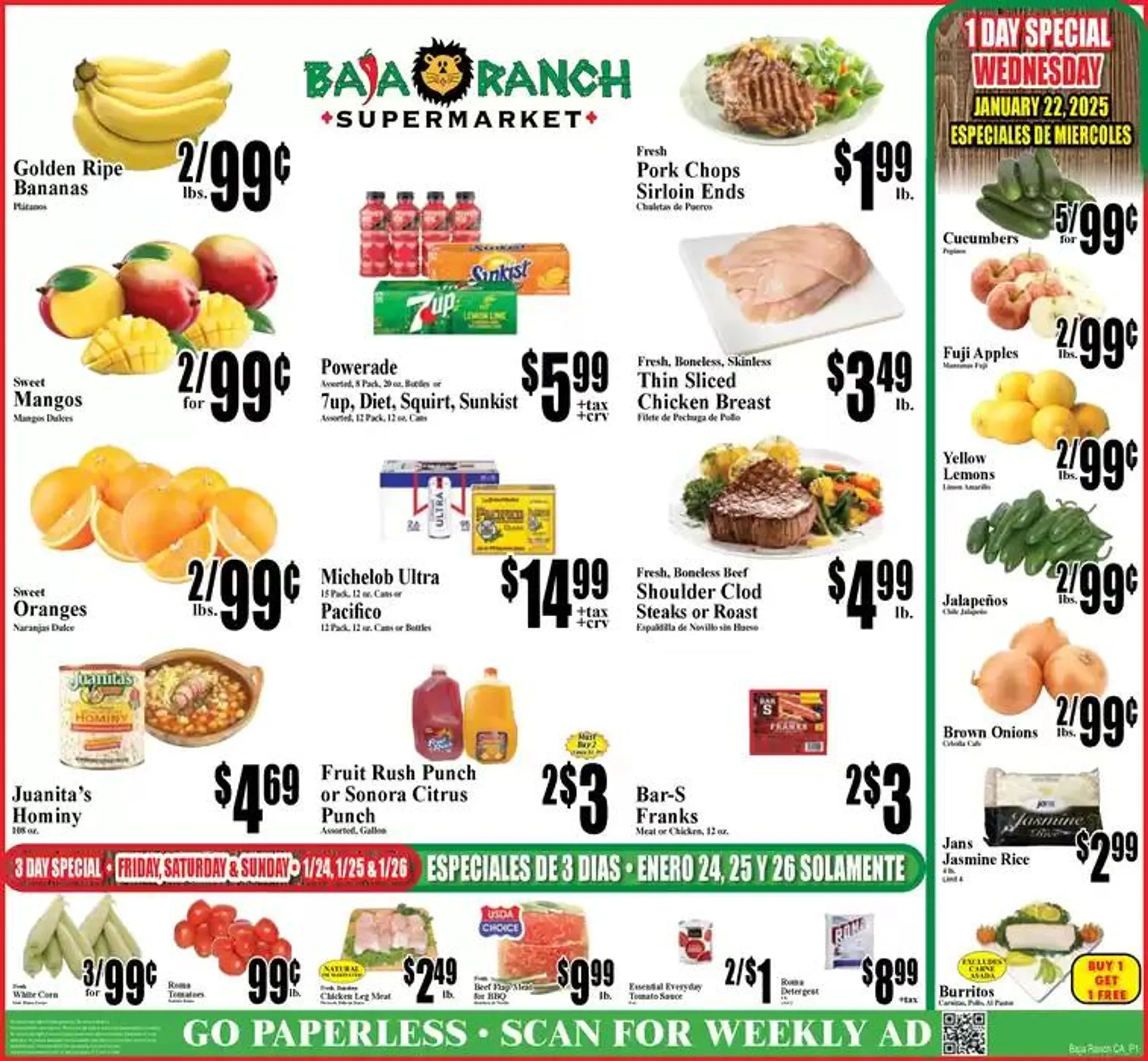 Baja Ranch weekly ad - 1