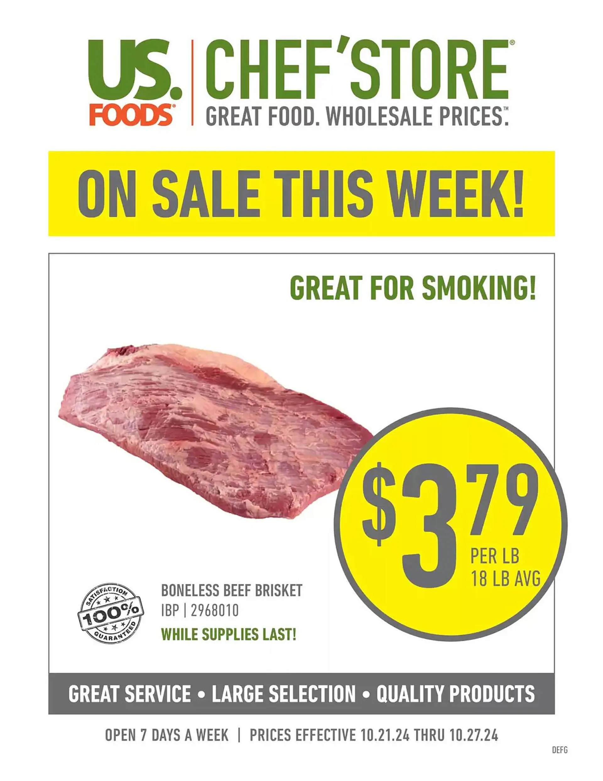 Weekly ad US Foods Chef's Store Weekly Ad from October 21 to November 4 2024 - Page 2