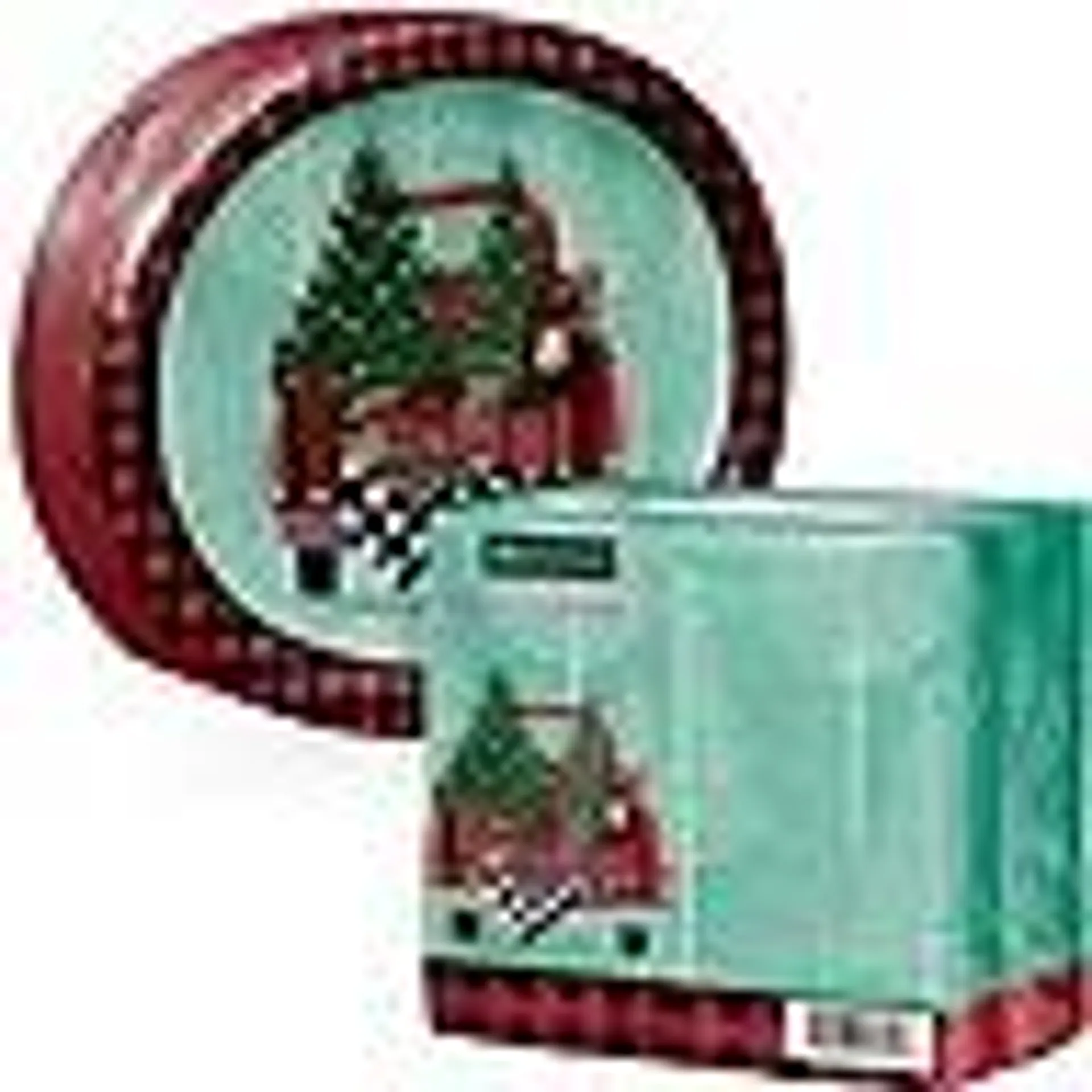 Artstyle Holiday Oval Paper Plate and Napkin Kit, 200 ct.