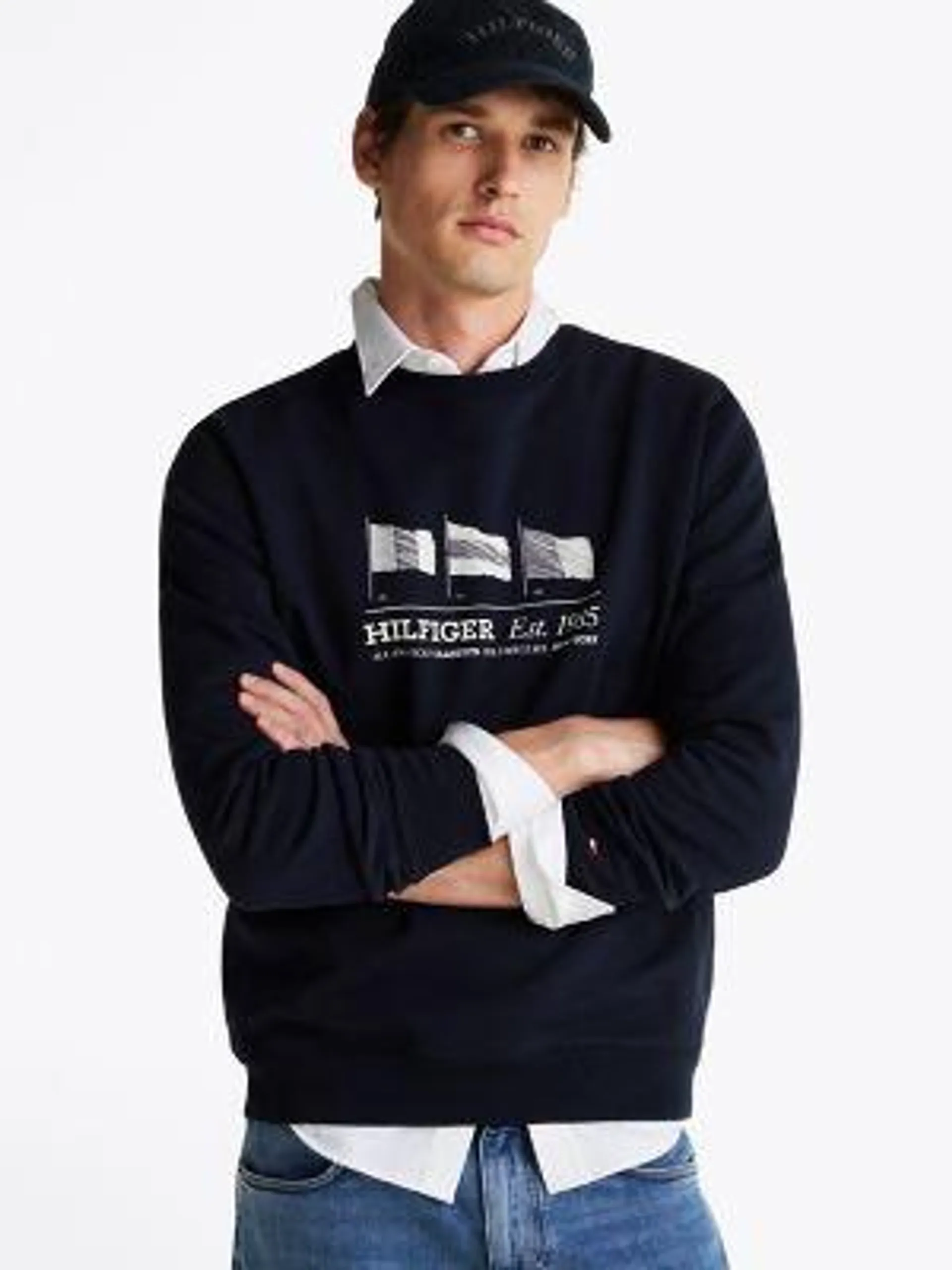 Hilfiger Flags Graphic Sweatshirt