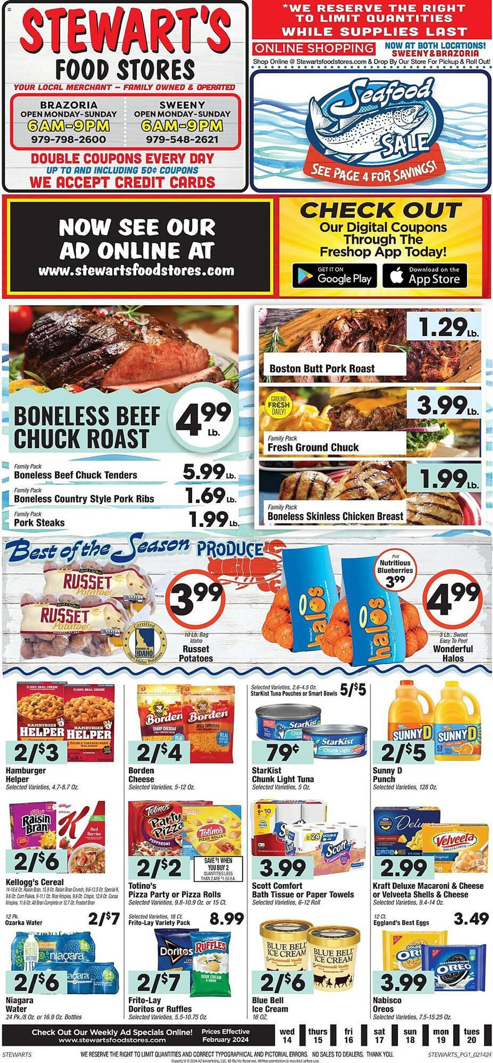 Weekly ad Stew Leonard's Weekly Ad from February 14 to February 20 2024 - Page 1