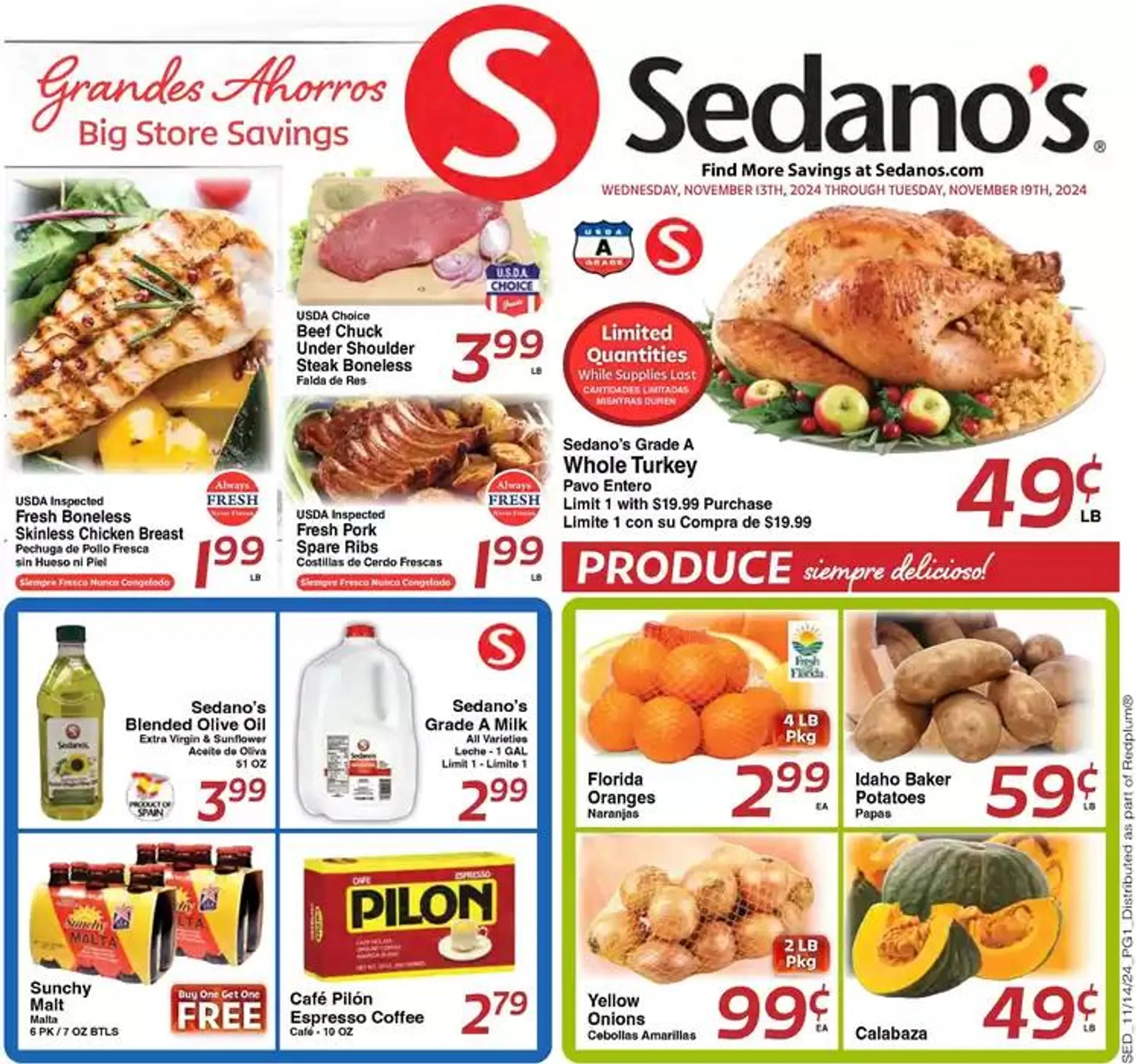 Sedanos weekly ad - 1