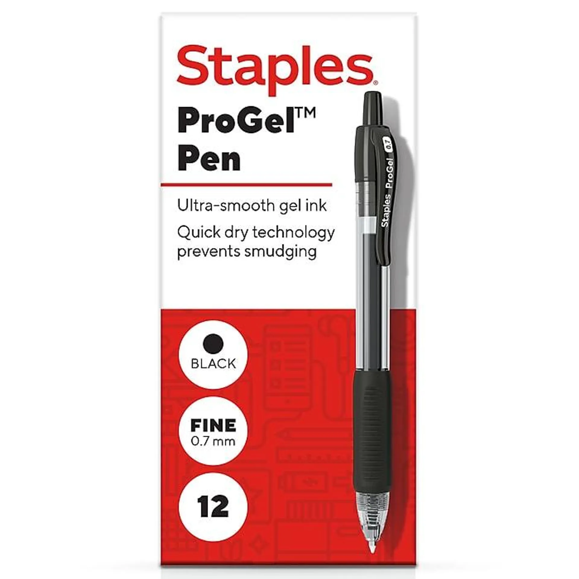 Staples ProGel™ Retractable Gel Pen,