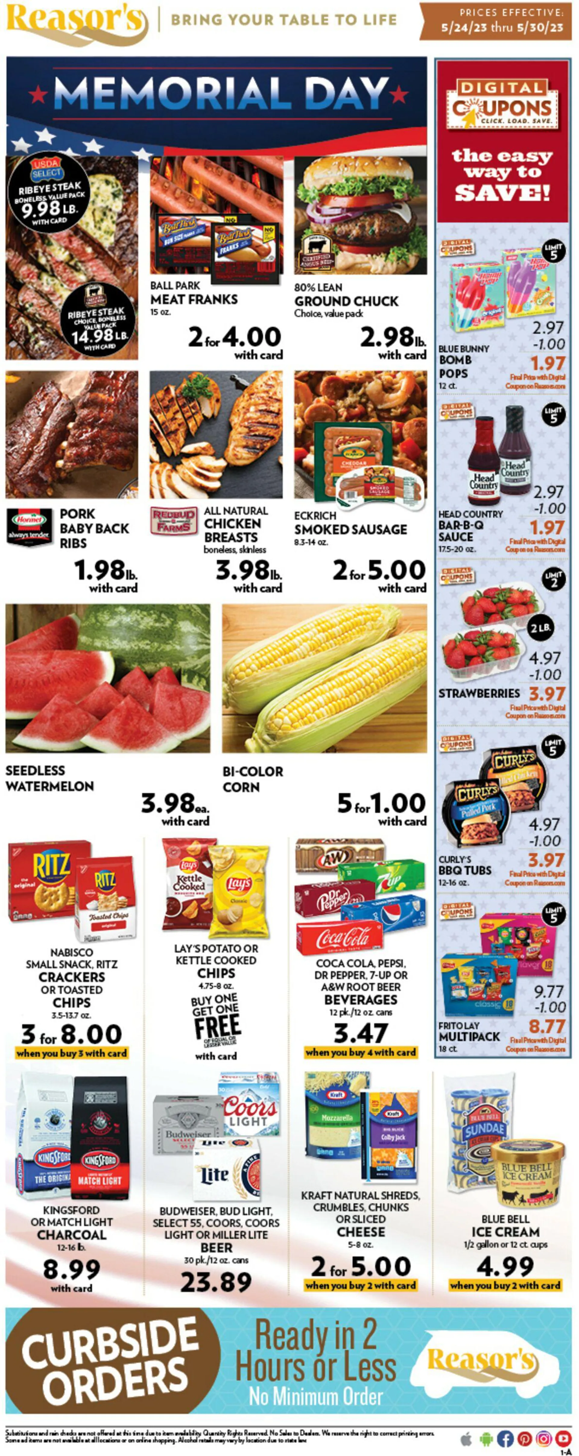 Reasors Current weekly ad - 1