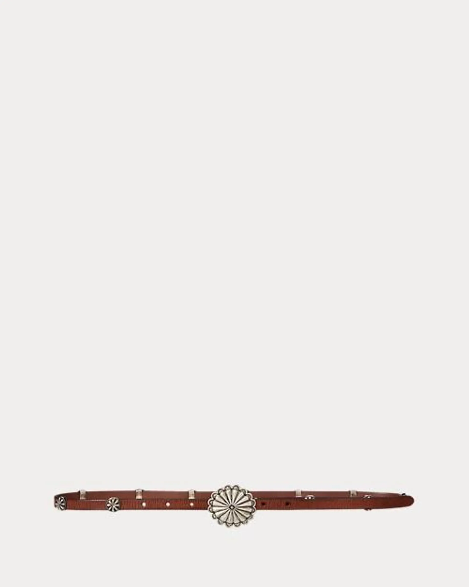 Leather Concho Belt
