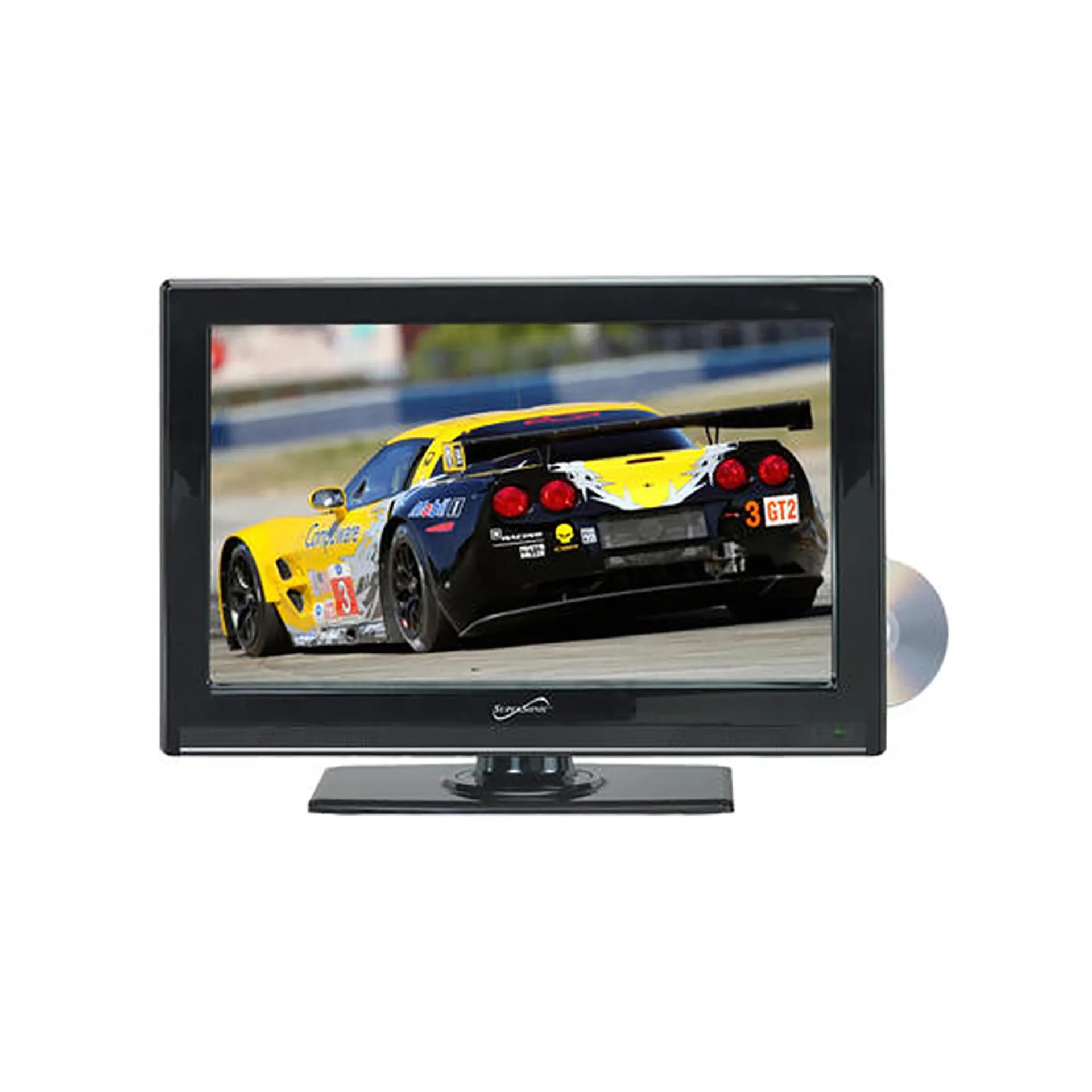 Supersonic SC-2412 23.6 1080p AC/DC LED TV/DVD Combination