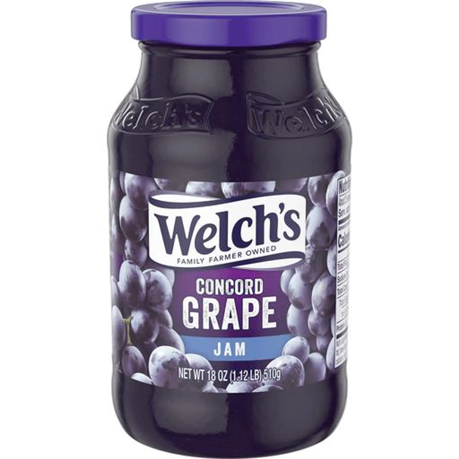 Welch's Concord Grape Jam, 18 Oz Jar