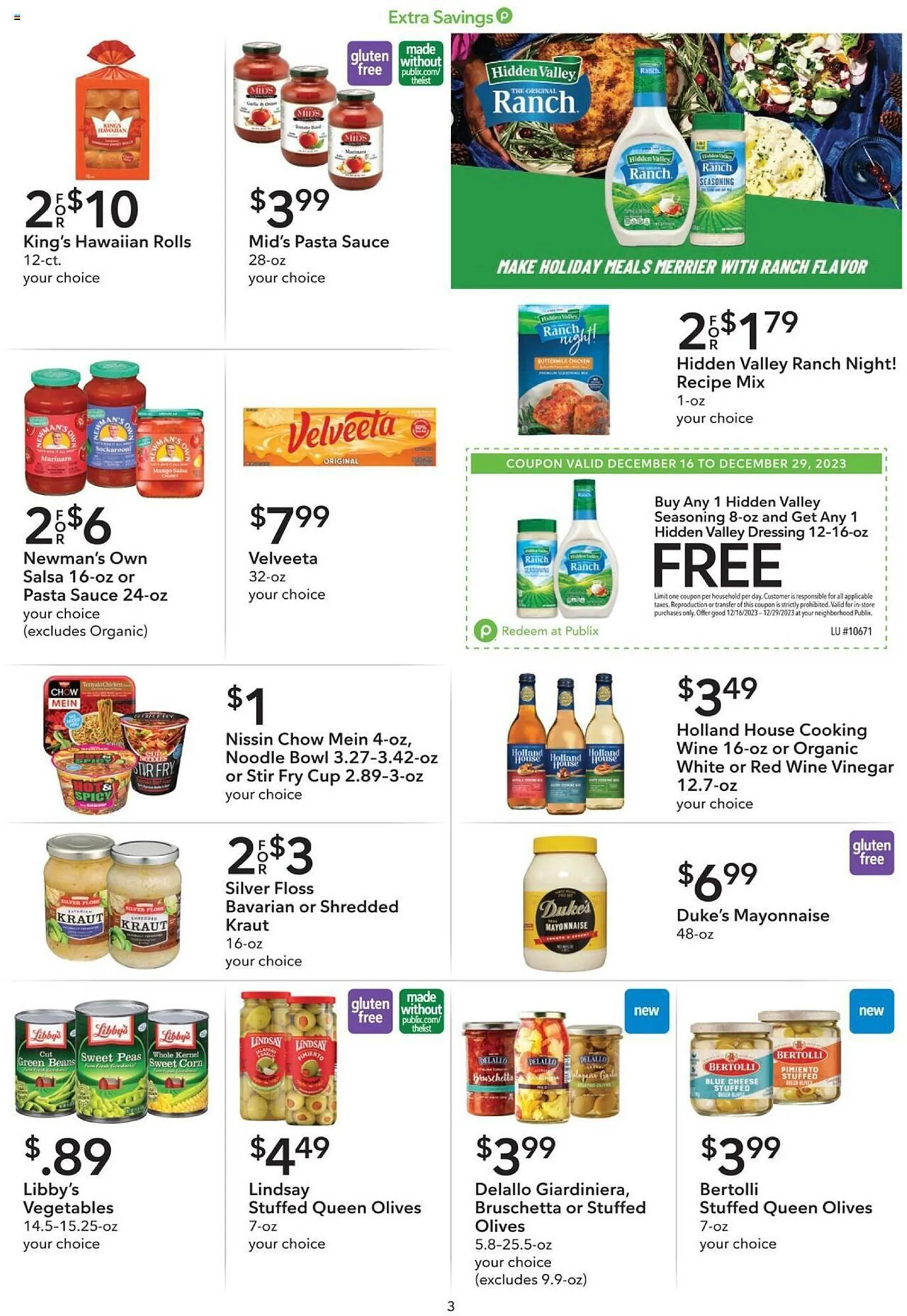 Weekly ad Publix Weekly Ad from December 16 to December 29 2023 - Page 3