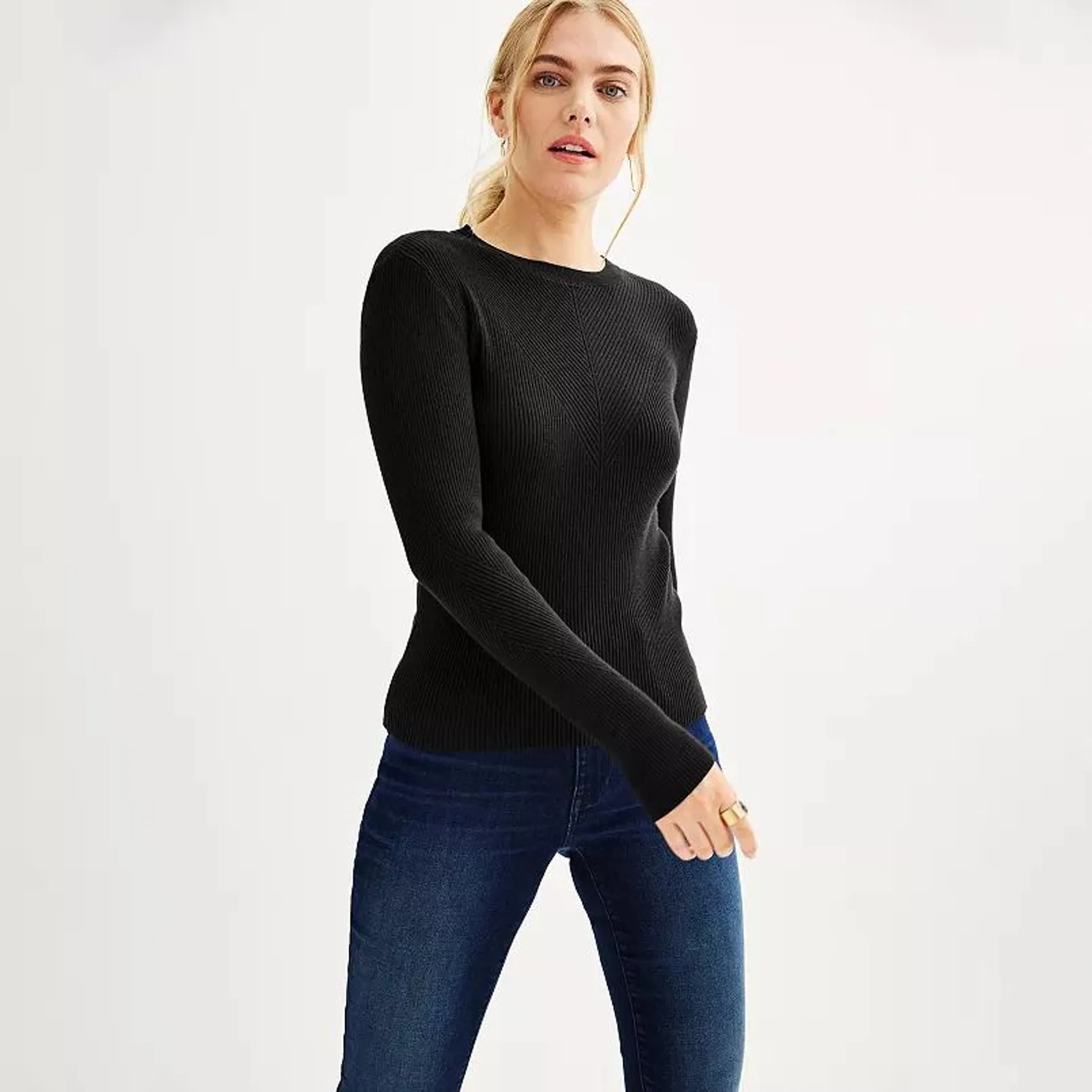 Women's Nine West Ribbed Sweater