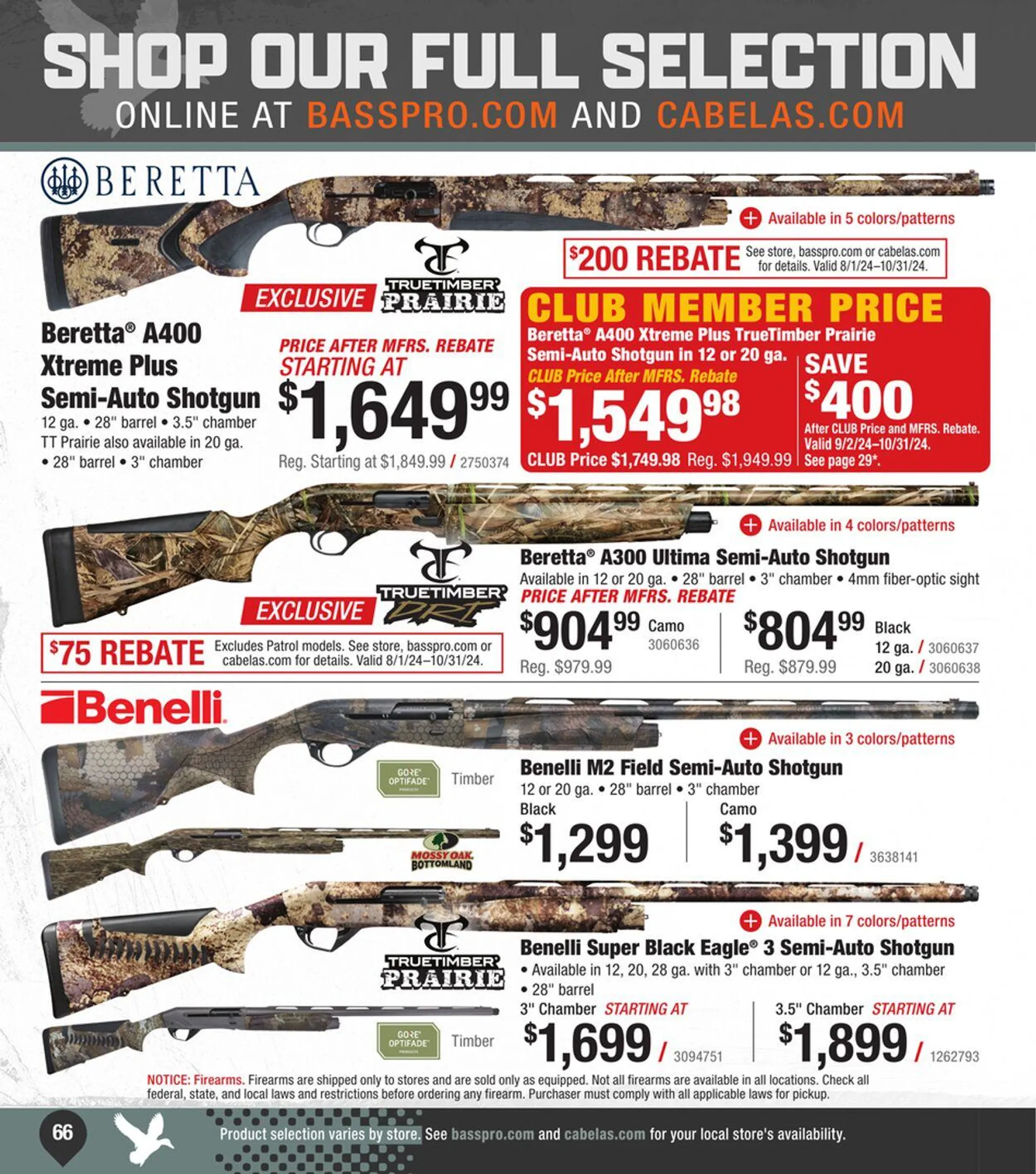 Weekly ad Bass Pro Current weekly ad from October 9 to October 23 2024 - Page 66