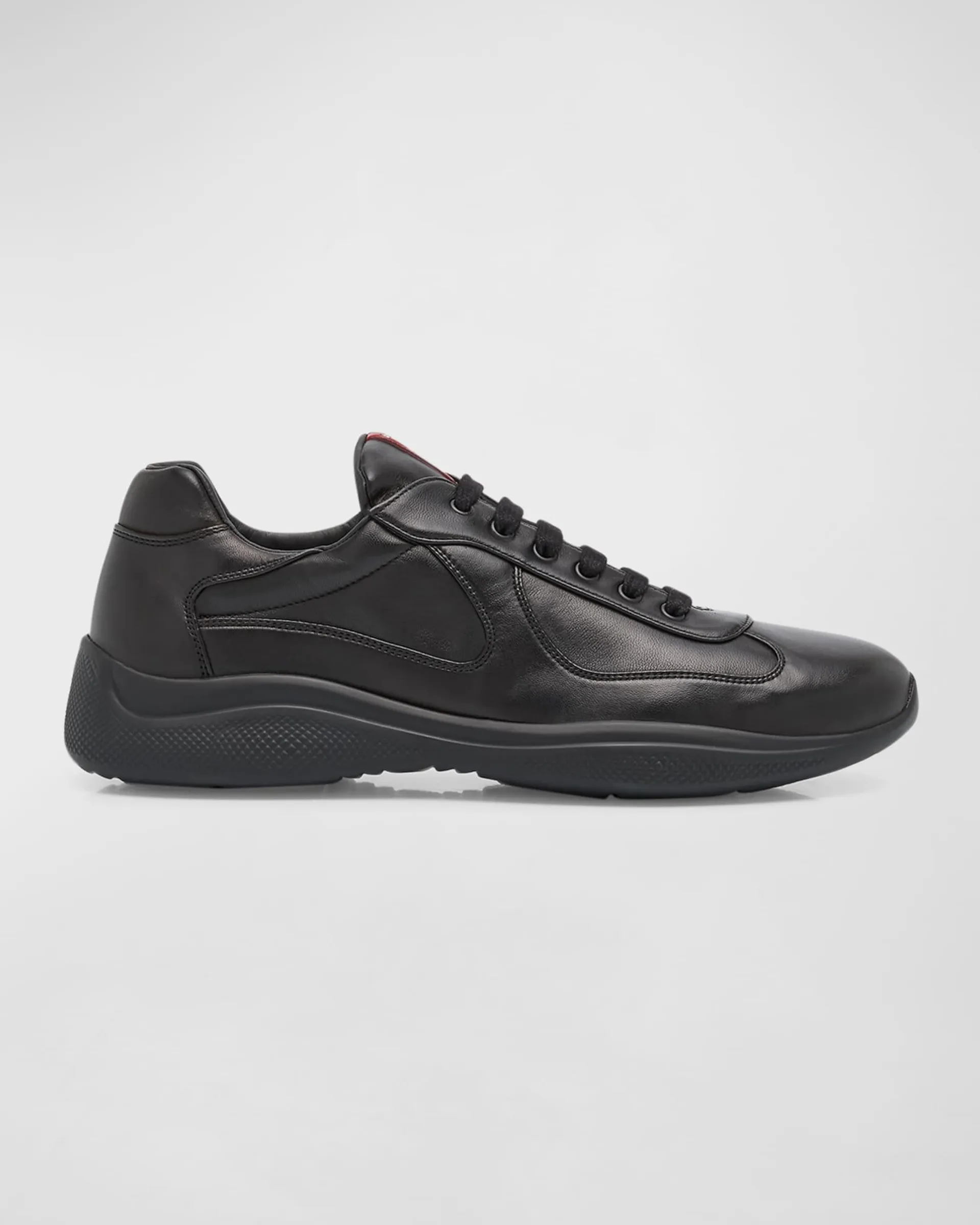 Men's Americas Cup Napa Leather Low-Top Sneakers
