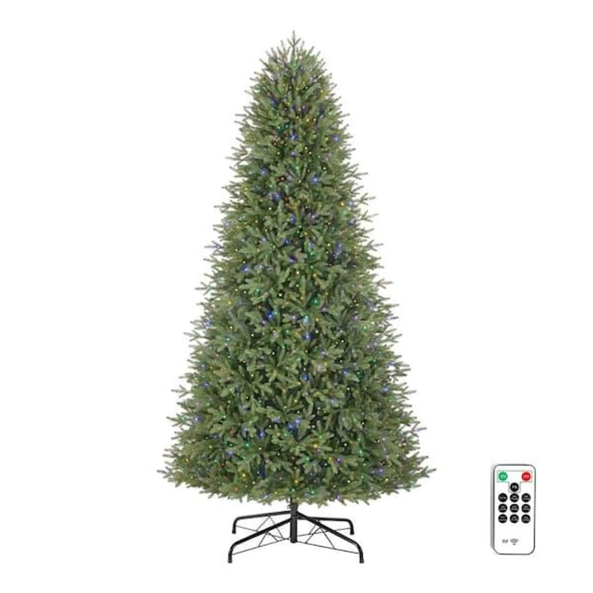 9 ft. Pre-Lit LED Jackson Noble Fir Artificial Christmas Tree