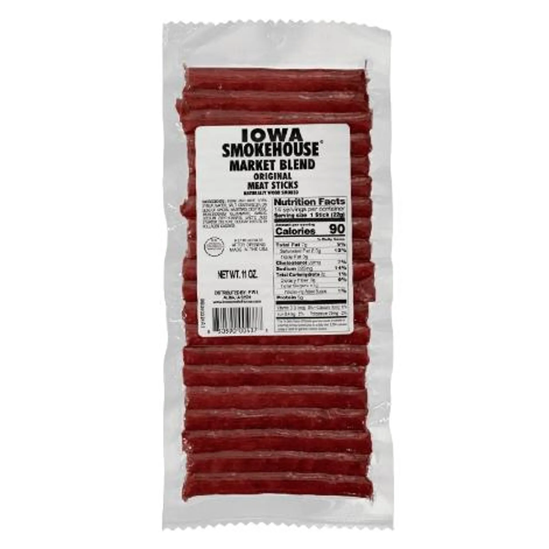 Iowa Smokehouse 11oz Market Blend Original Meat Sticks