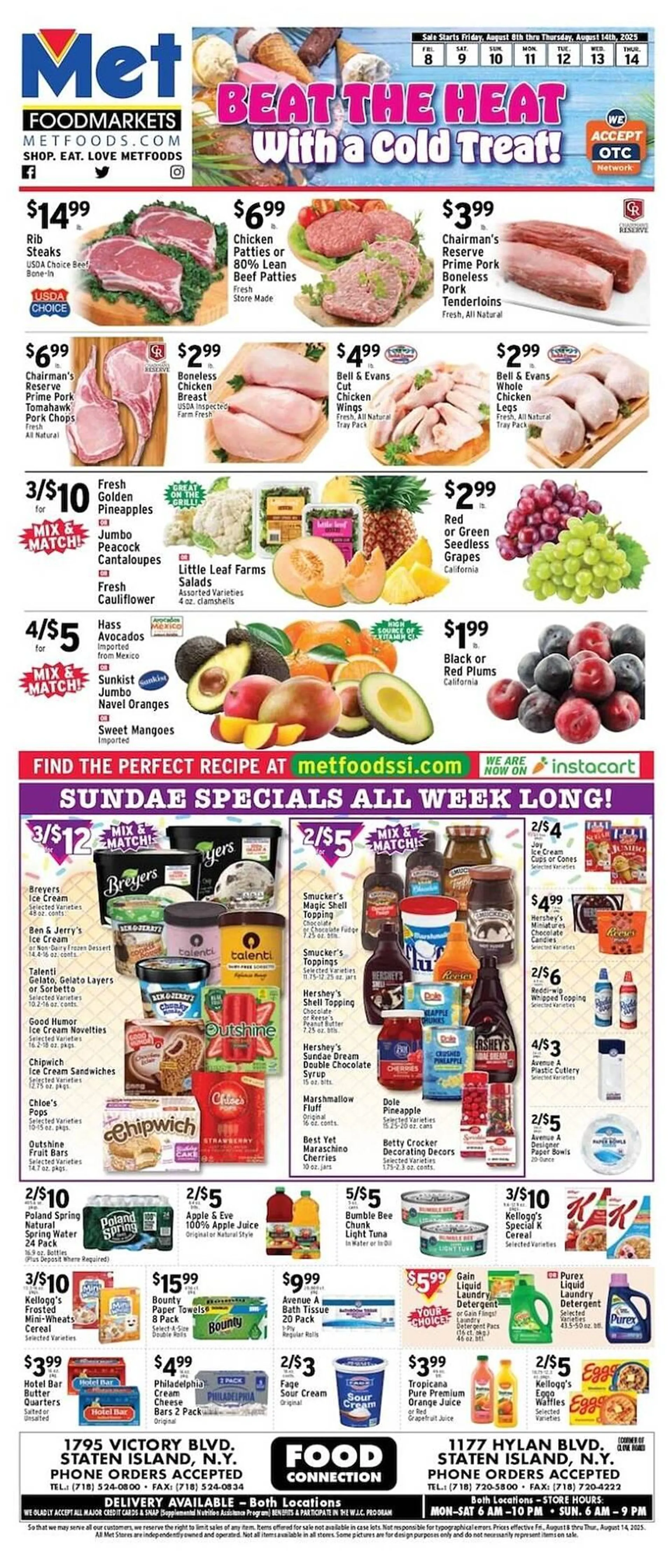 Weekly ad Met Foodmarkets Weekly Ad from August 10 to August 14 2025 - Page 1