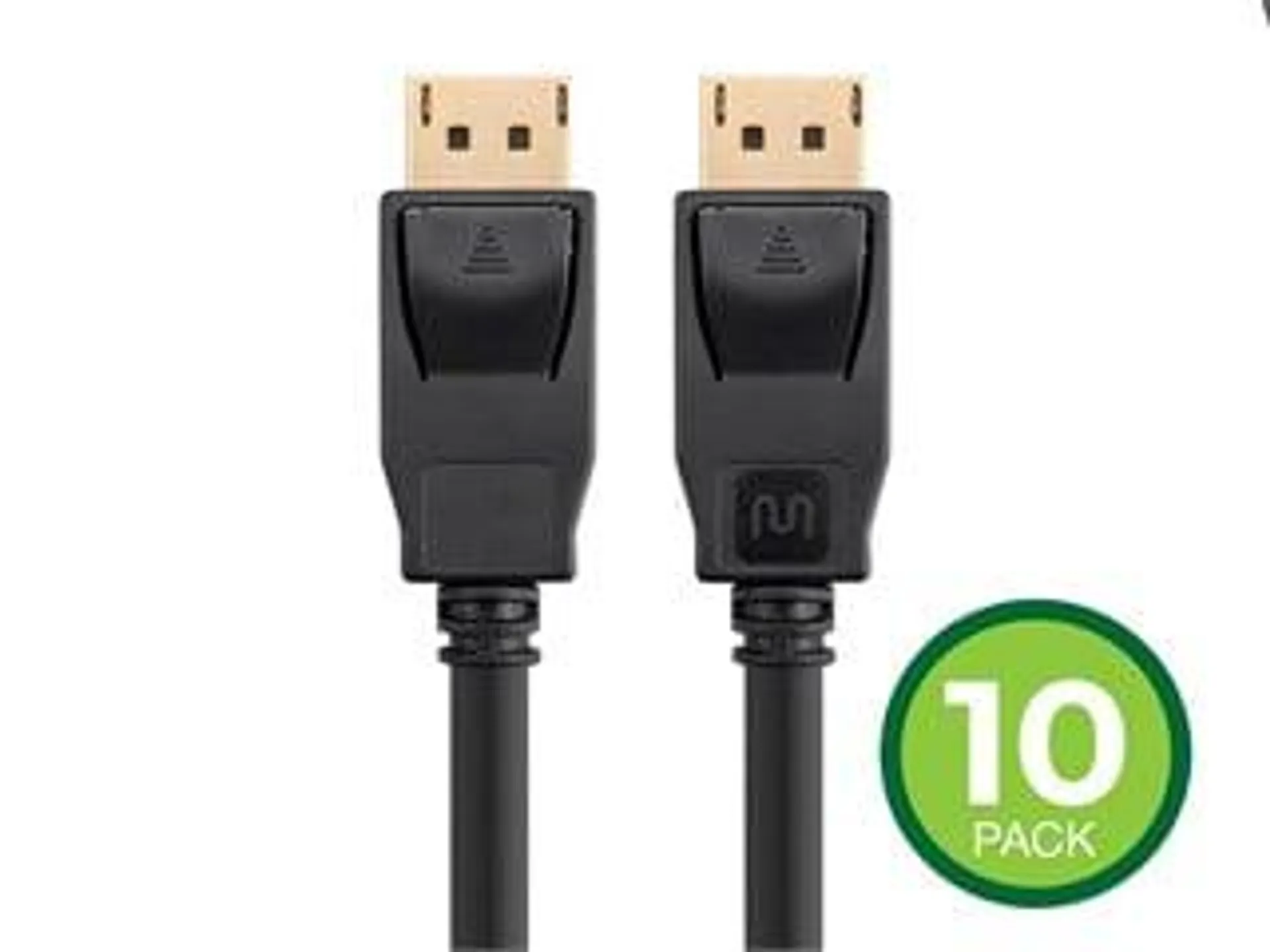 Monoprice Select Series DisplayPort 1.2a Cable 6ft (10-Pack)