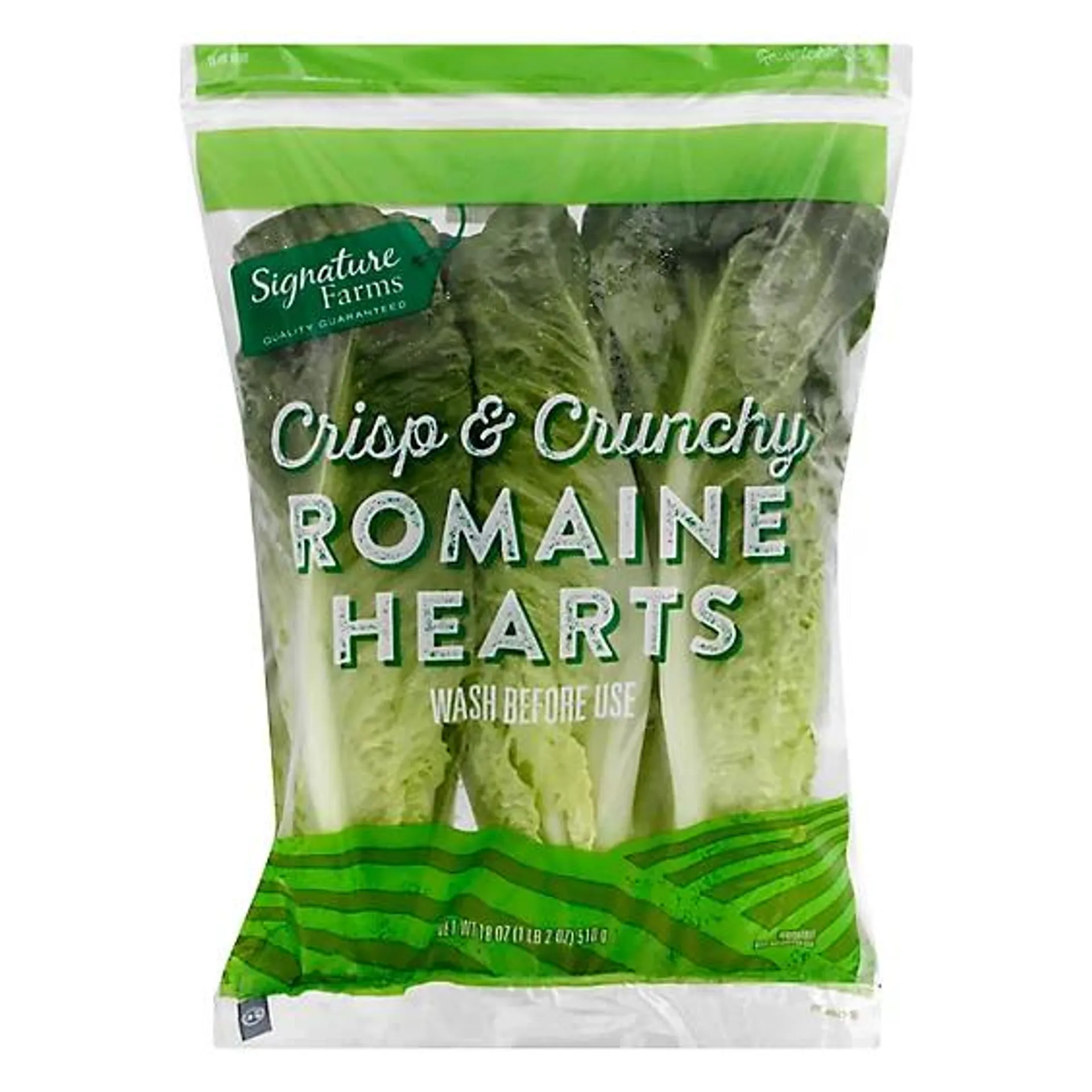 Signature Select/Farms Romaine Hearts Prepackaged - 3 Count