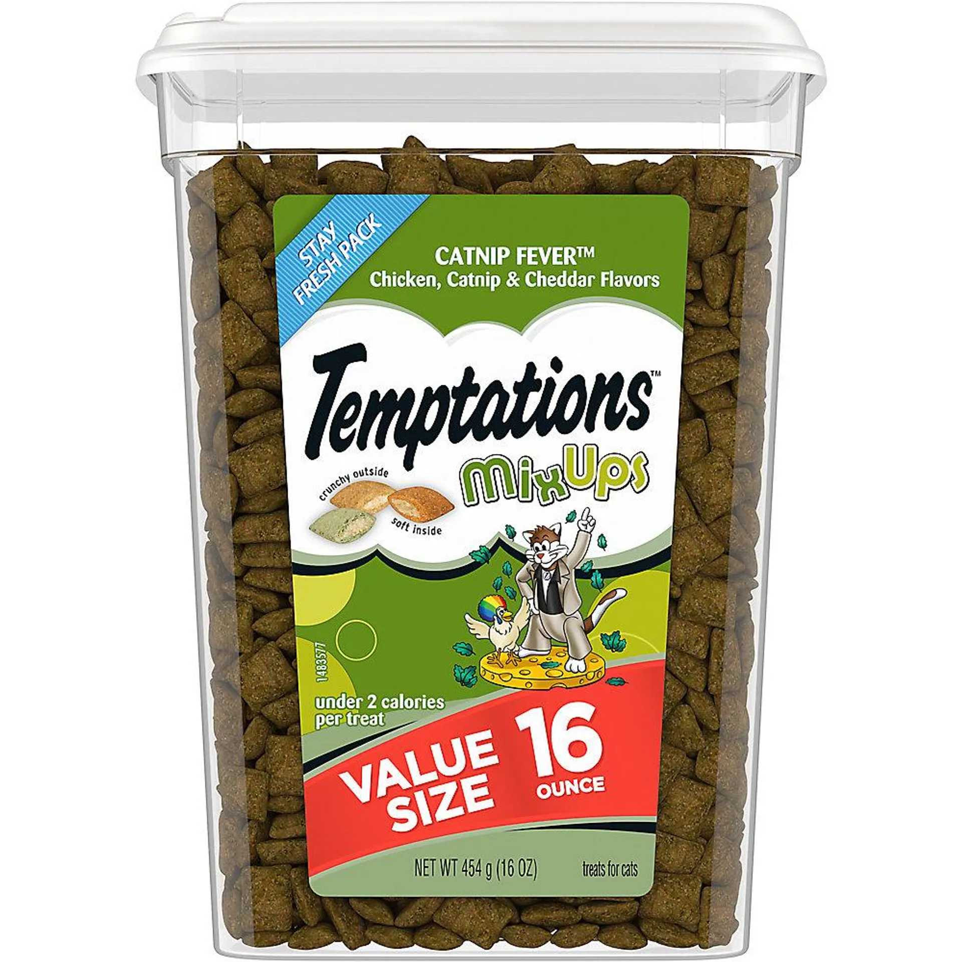 Temptations™ Mixups Cat Treats - Soft & Crunchy, Catnip Fever