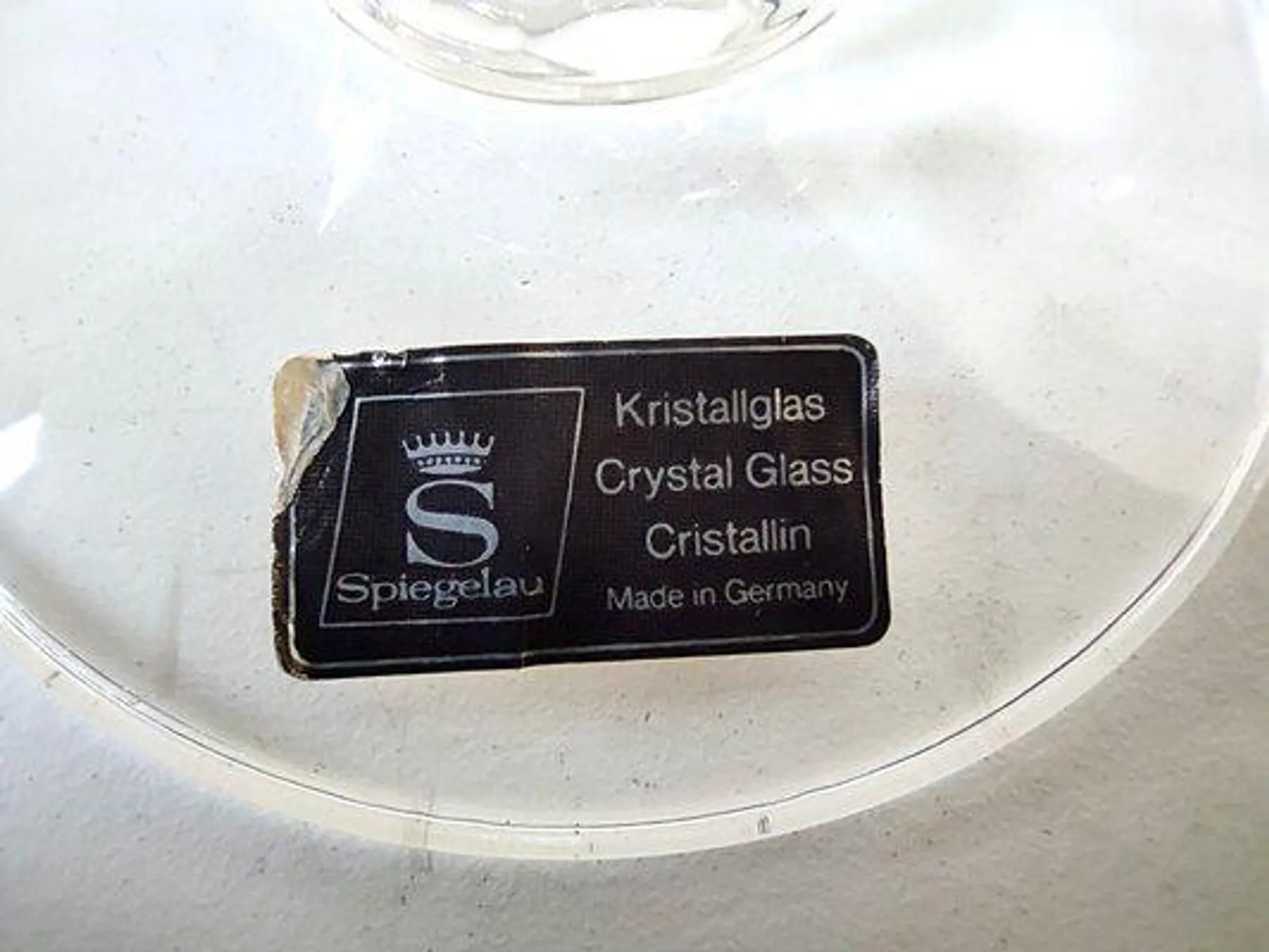 Vintage German Crystal Drinking Glasses by Spiegelau, 1970s, Set of 2
