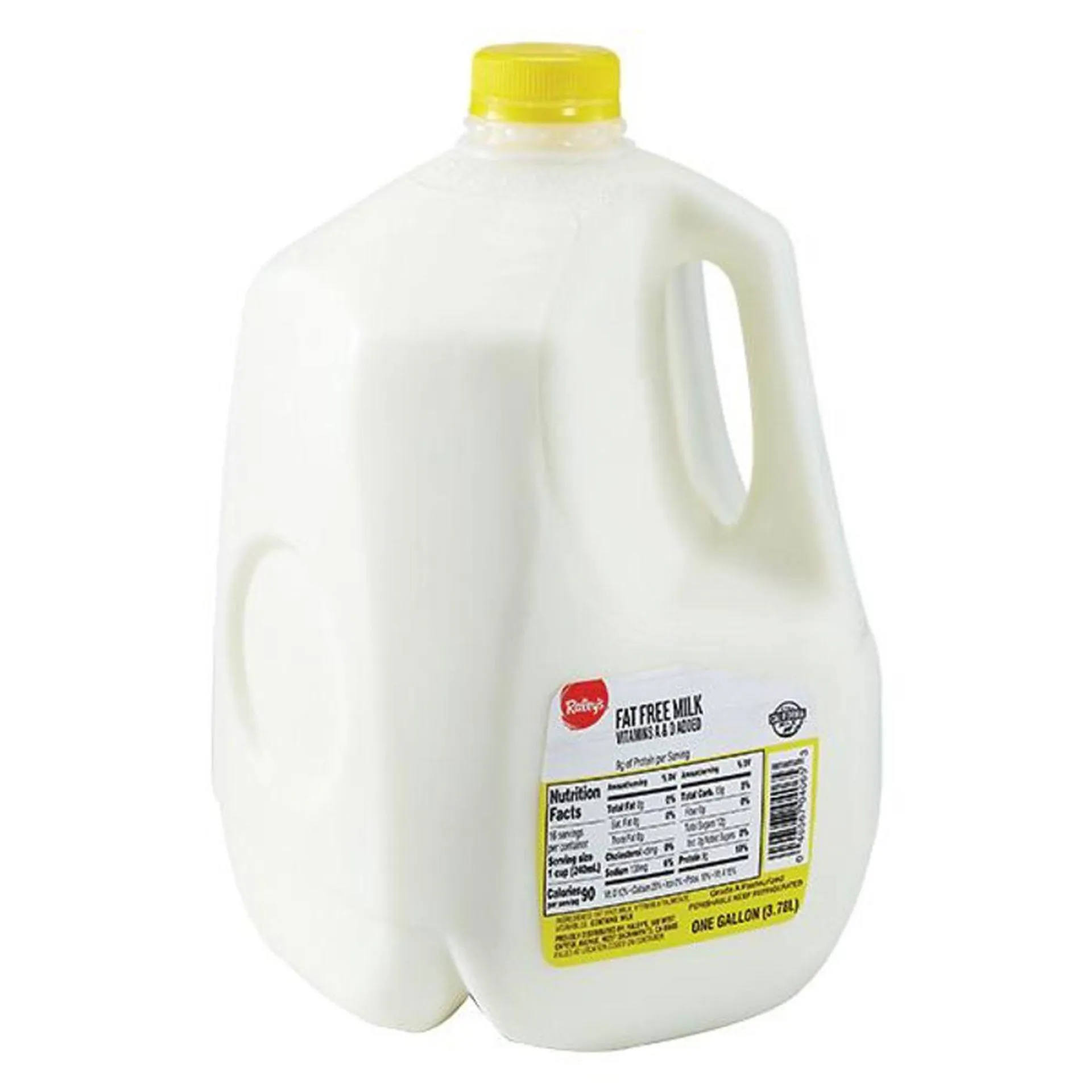 Raley's Fat Free Milk, 1 Gallon