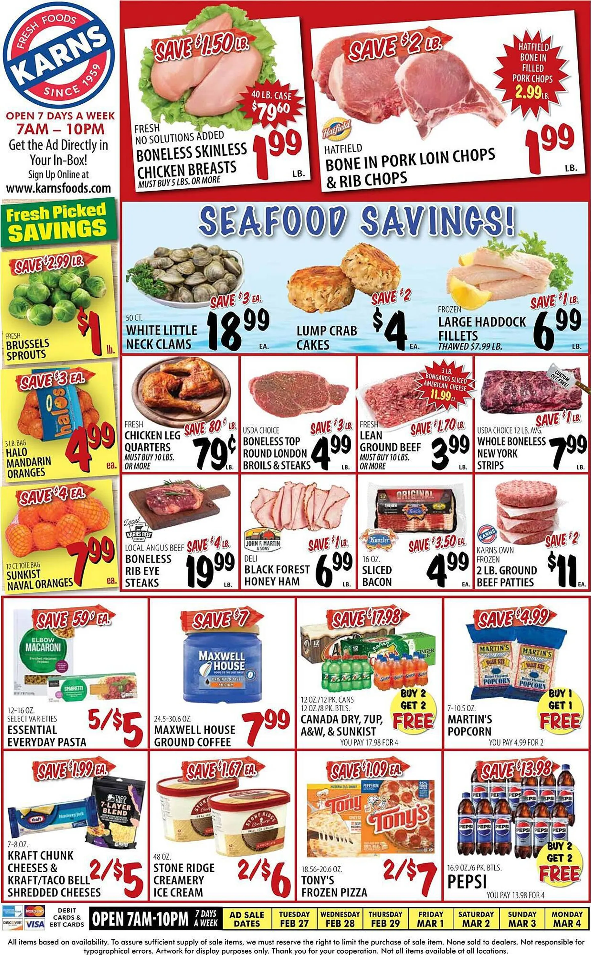 Weekly ad Karns Weekly Ad from February 27 to March 4 2024 - Page 1
