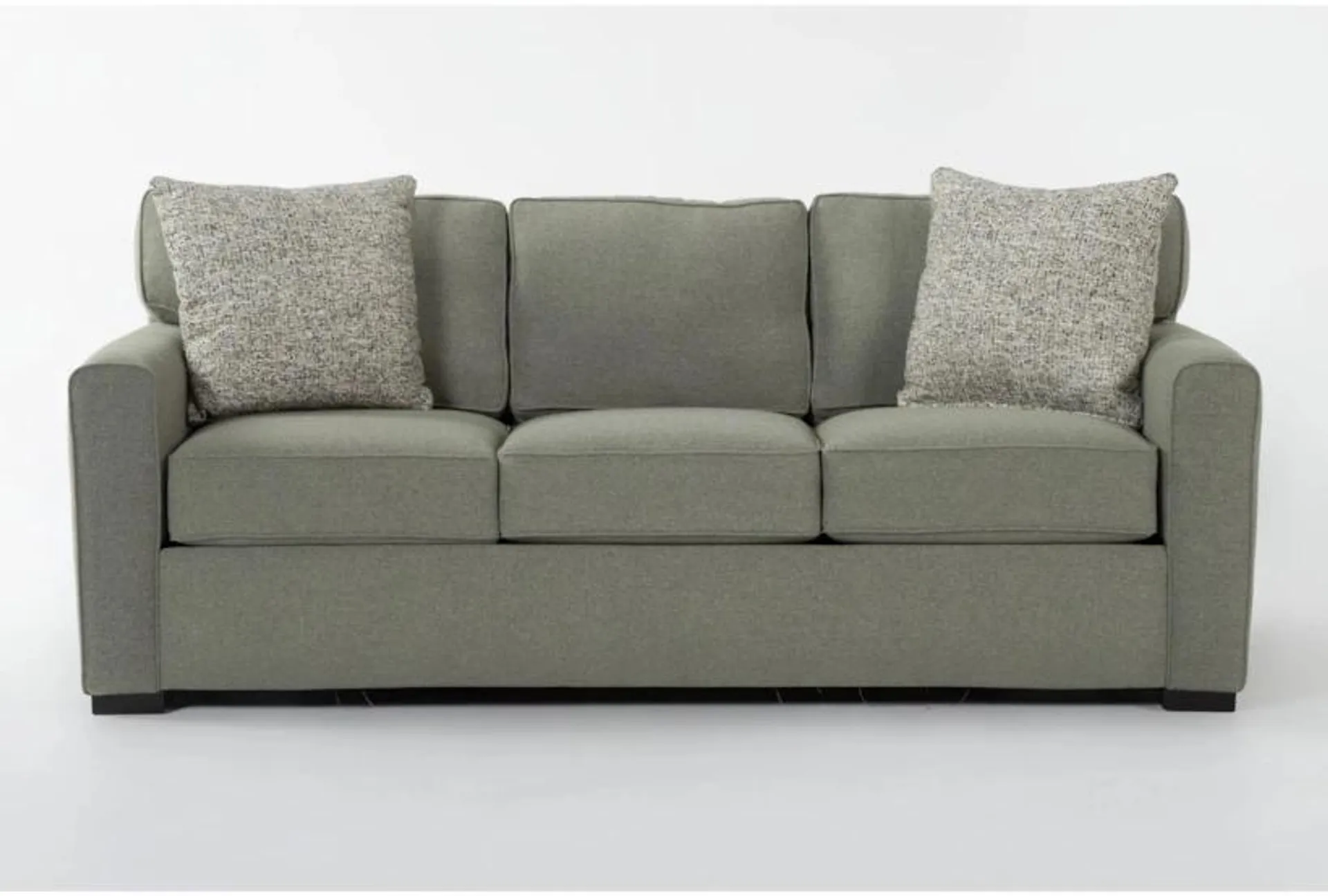 Cypress IV Foam 83" Green Performance Fabric Sofa