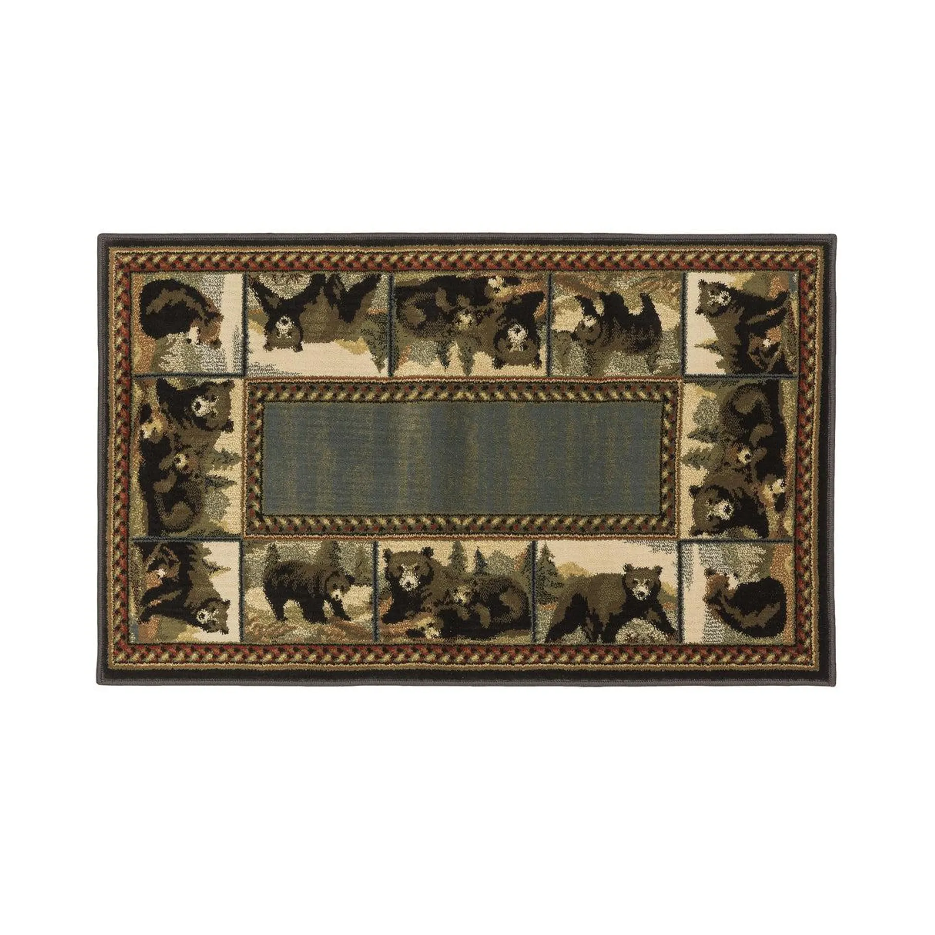 Vista Bear Posing Rug, 30" x 50"