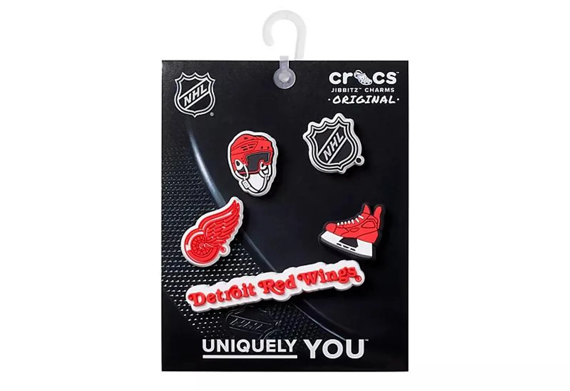 Crocs Unisex Nhl Detroit Red Wings 5 Pack Jibbitz - Assorted