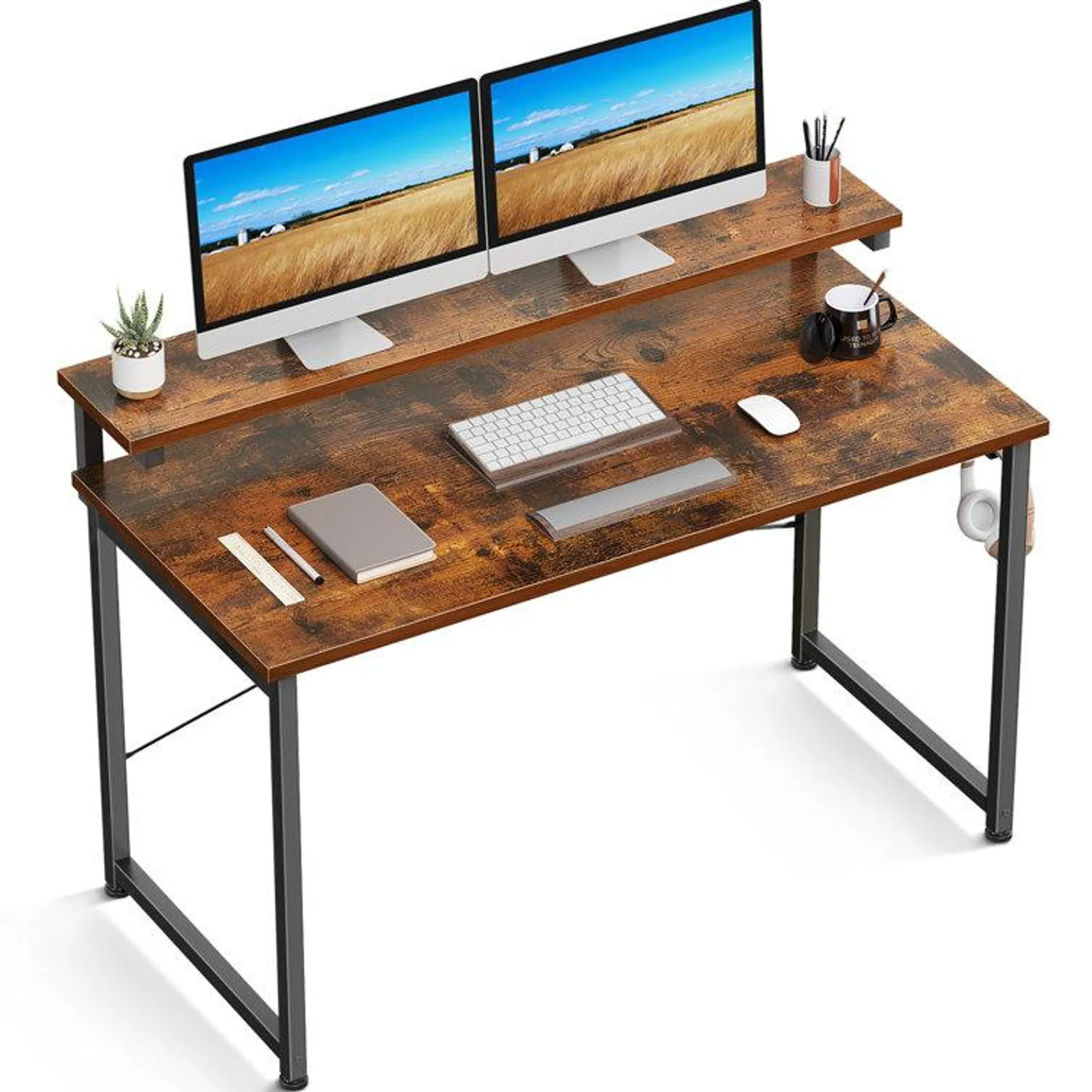 Tunnis Metal Base Writing Desk