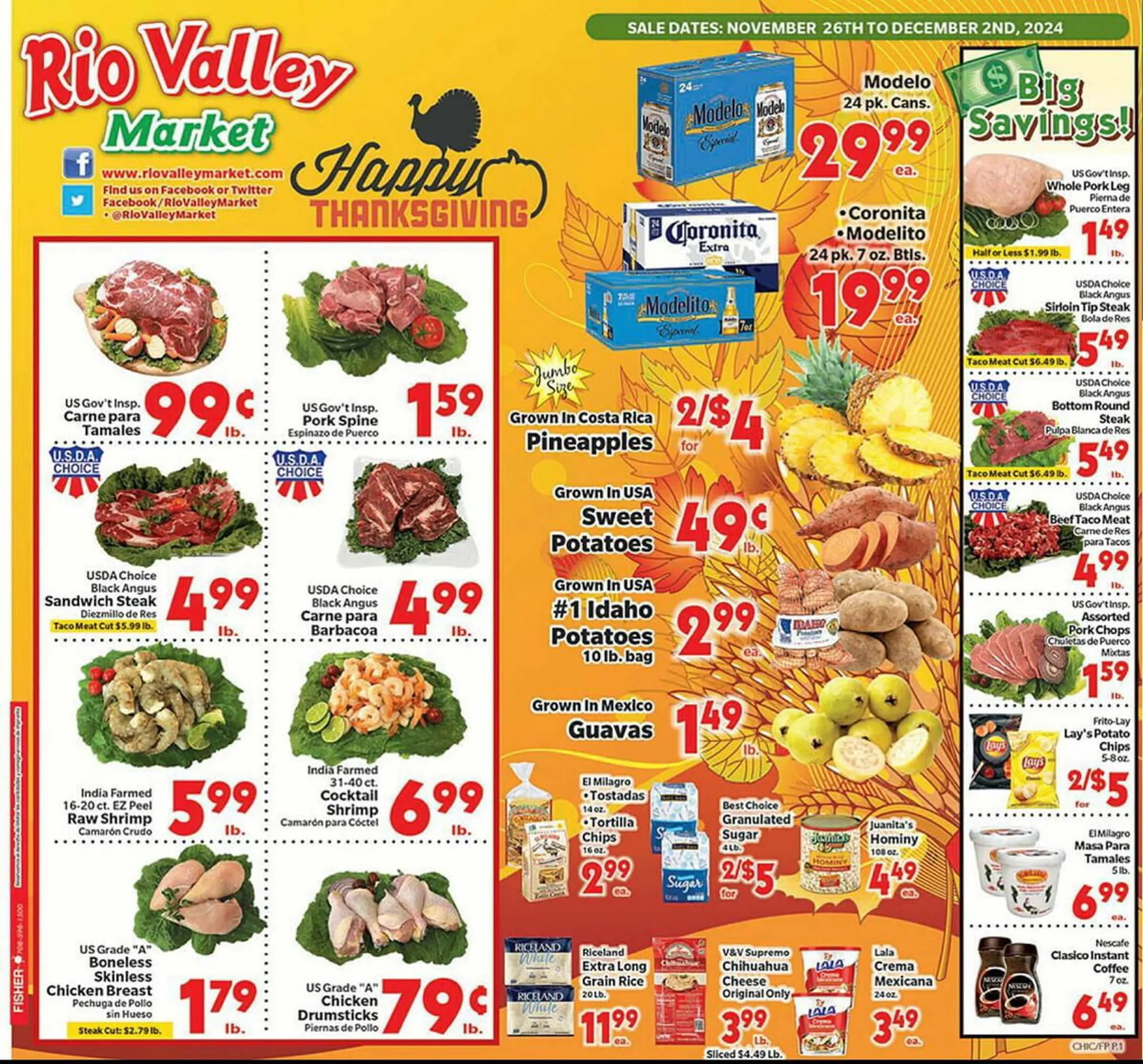 Rio Valley Market Weekly Ad - 1