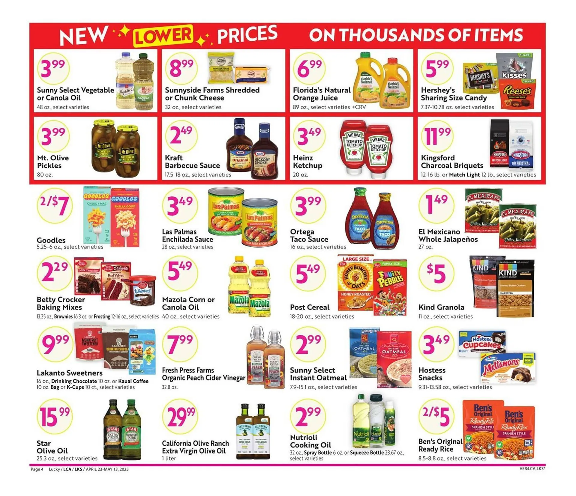Weekly ad Lucky Supermarkets Weekly Ad from April 23 to May 14 2025 - Page 4
