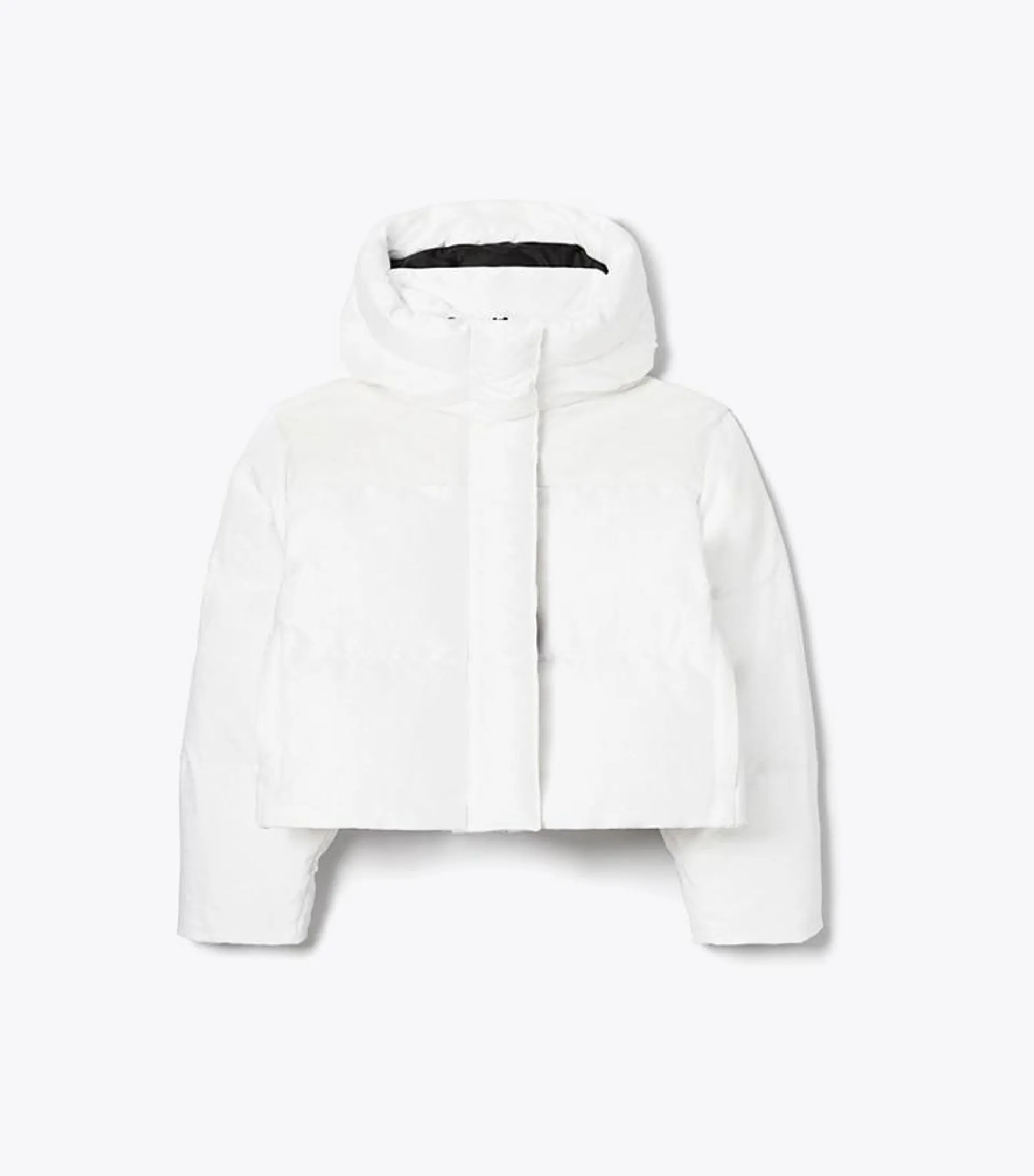 CROPPED LOGO DOWN JACKET