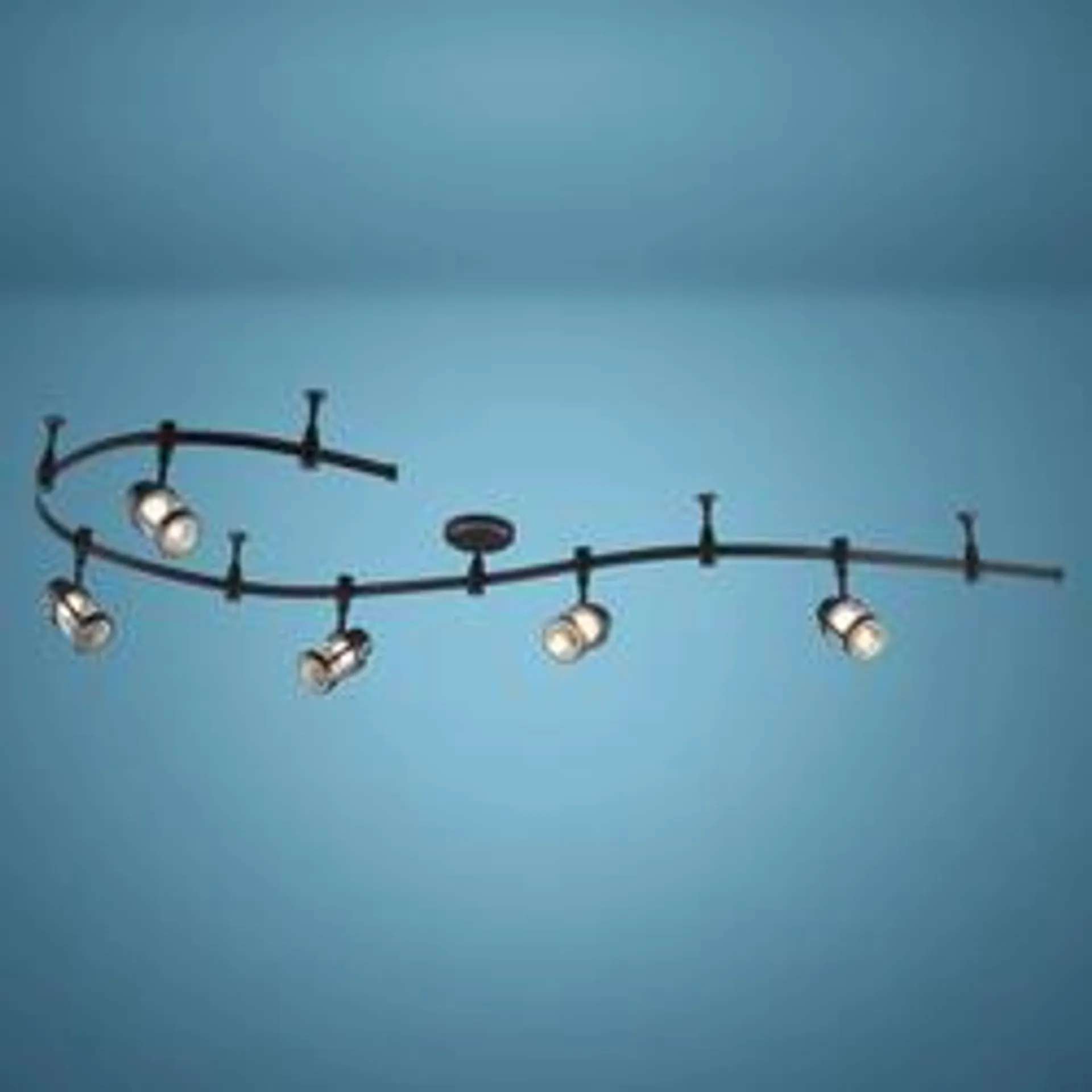 Patriot Lighting® Delon 5-Light Integrated Flexible Rail LED Track Light Set