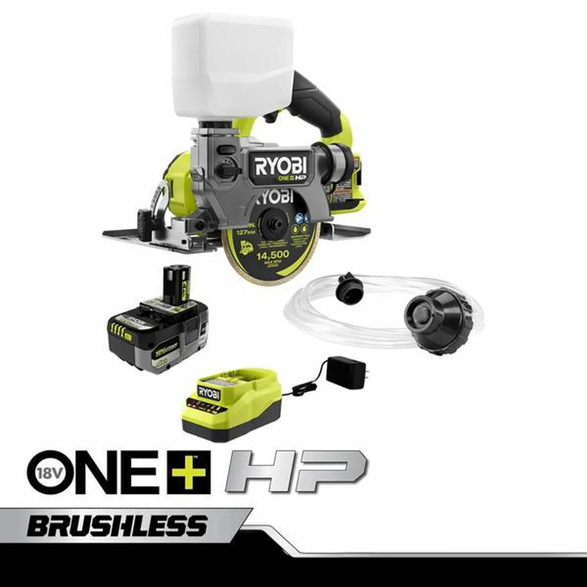 18V ONE+ BRUSHLESS 5" HANDHELD TILE/MASONRY SAW KIT