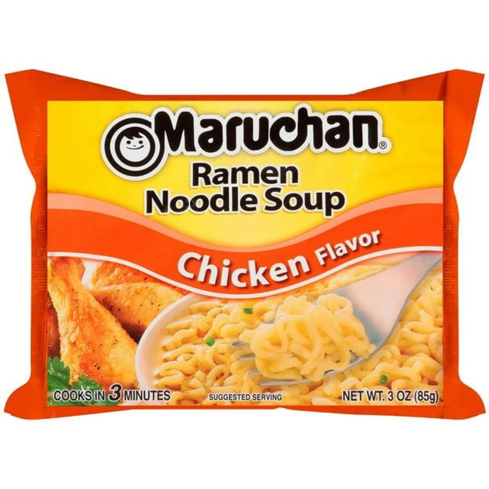 Maruchan Ramen Noodle Soup Chicken Flavor, 3 oz Shelf Stable Package