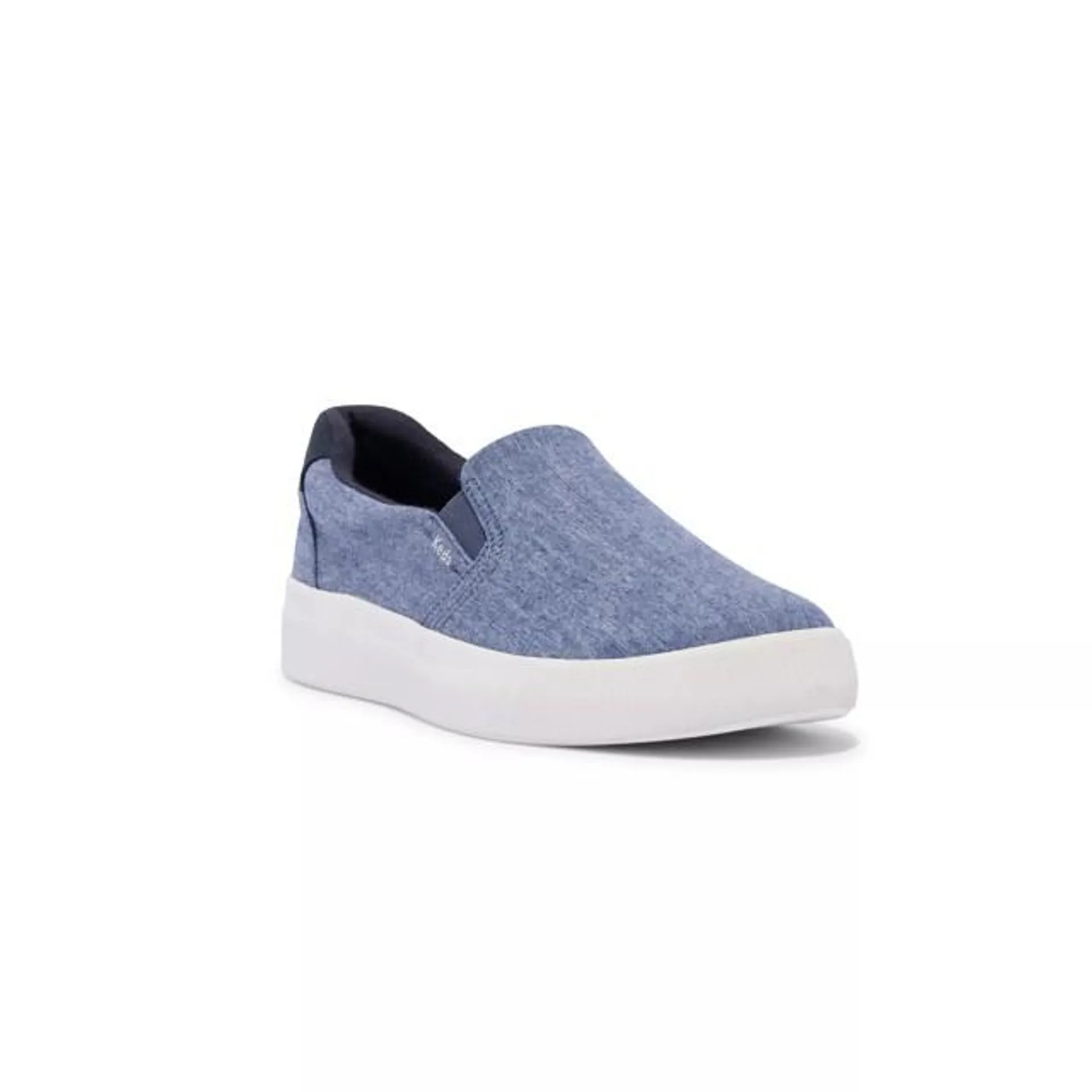 Keds Pursuit Slip Flecked Chambray Slip On