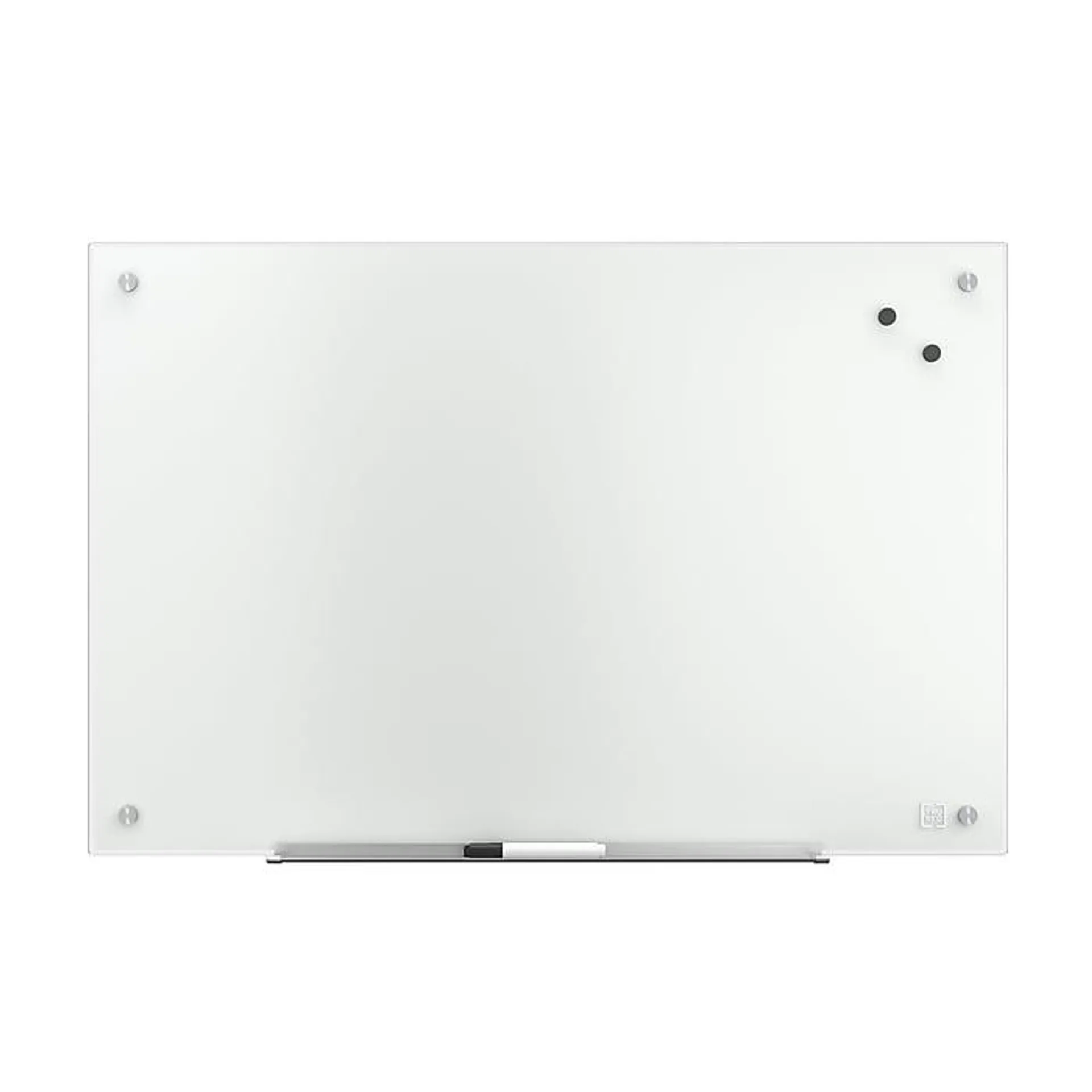 TRU RED™ Magnetic Tempered Glass Dry Erase Board,