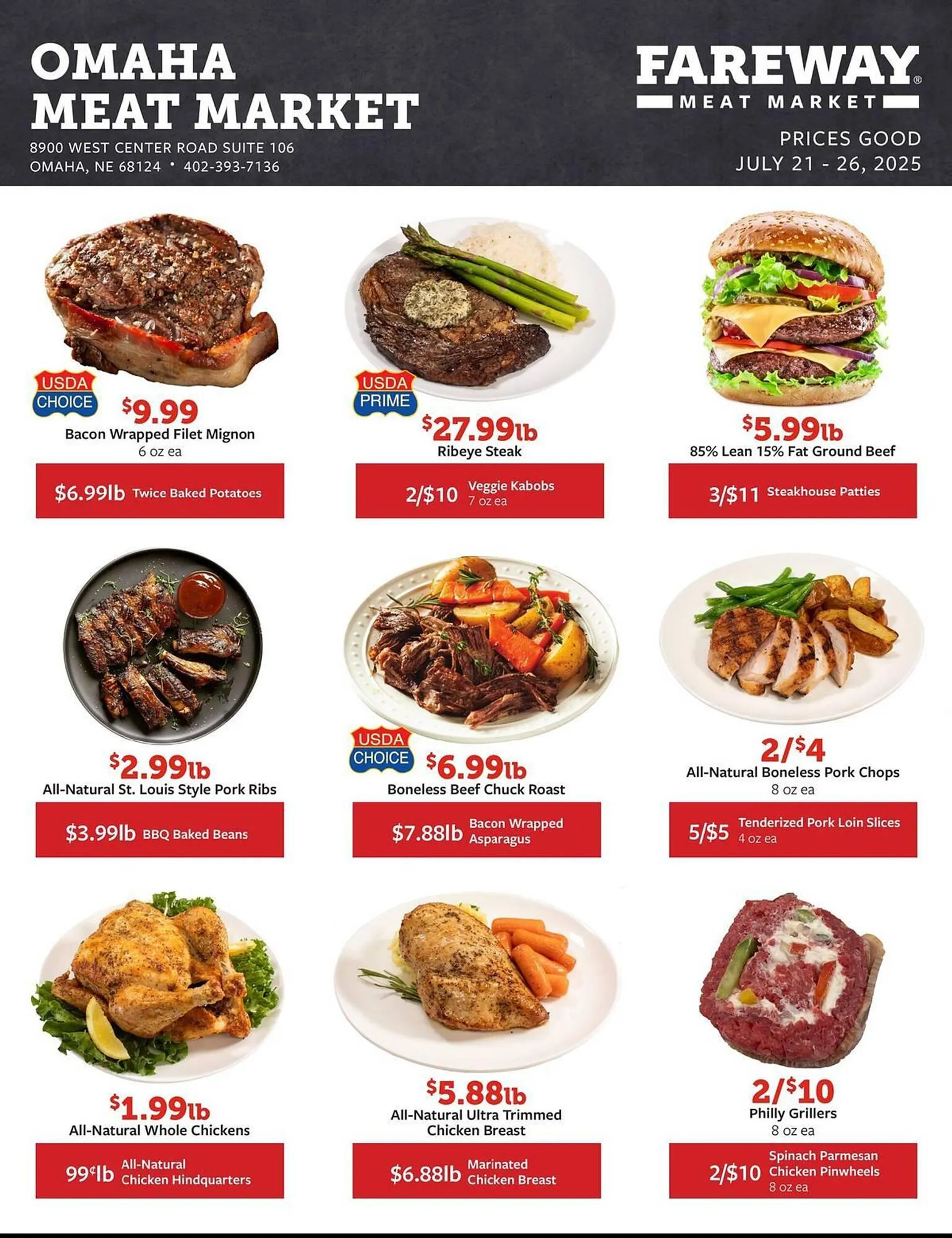 Weekly ad Fareway Weekly Ad from July 21 to July 26 2025 - Page 1