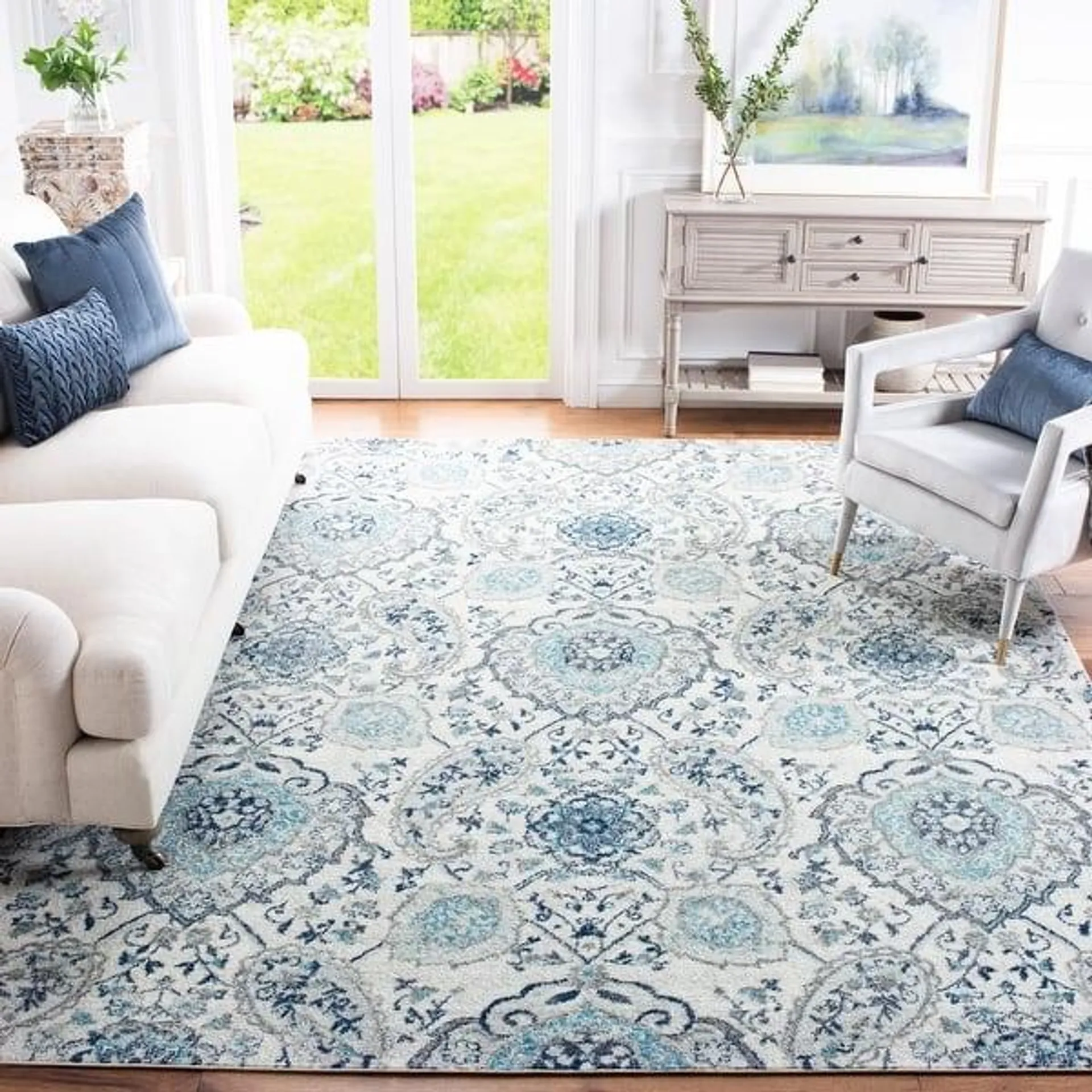 SAFAVIEH Madison Belle Boho Glam Paisley Pattern Area Rug