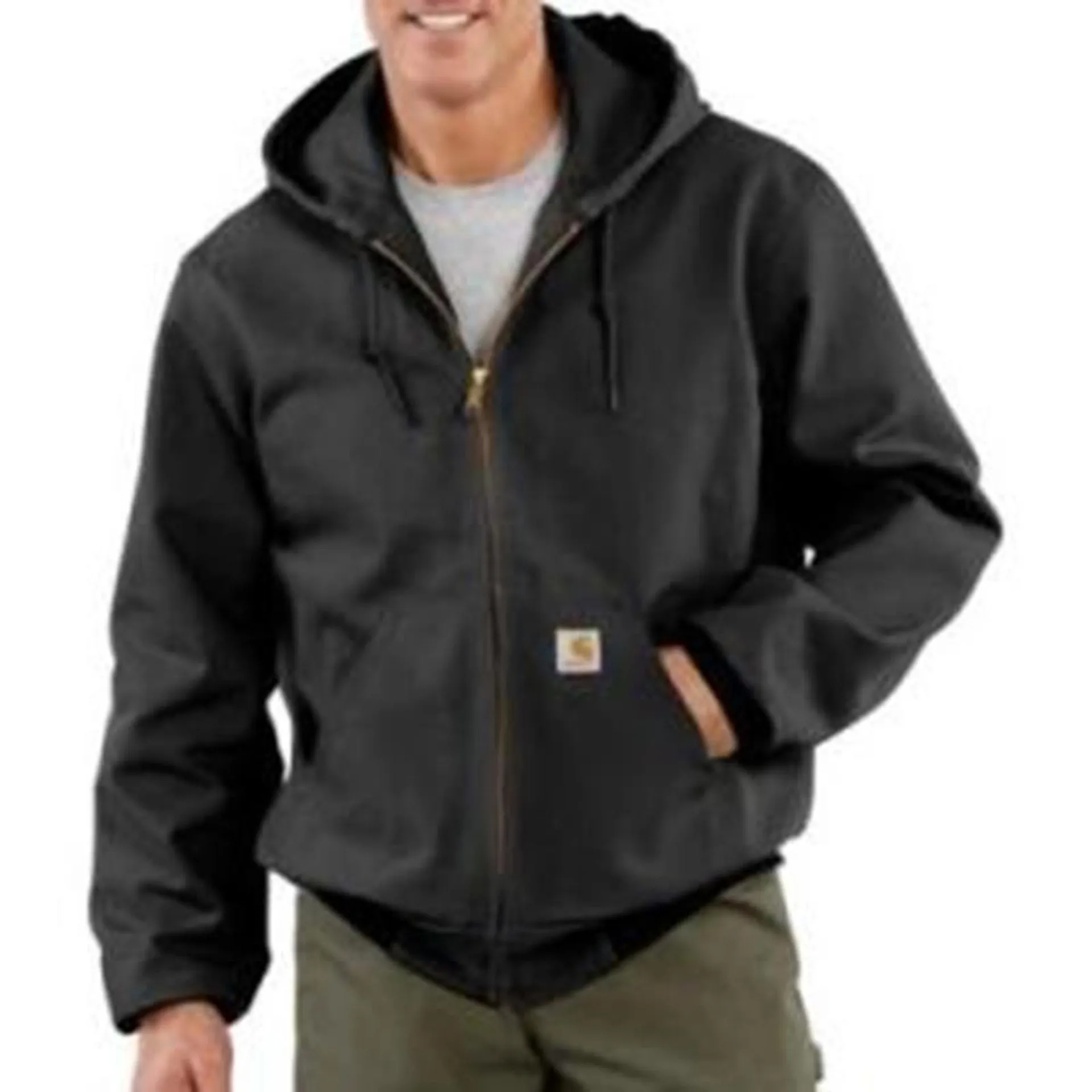 Carhartt - Mens Duck Active Thermal Lined Jacket - Black