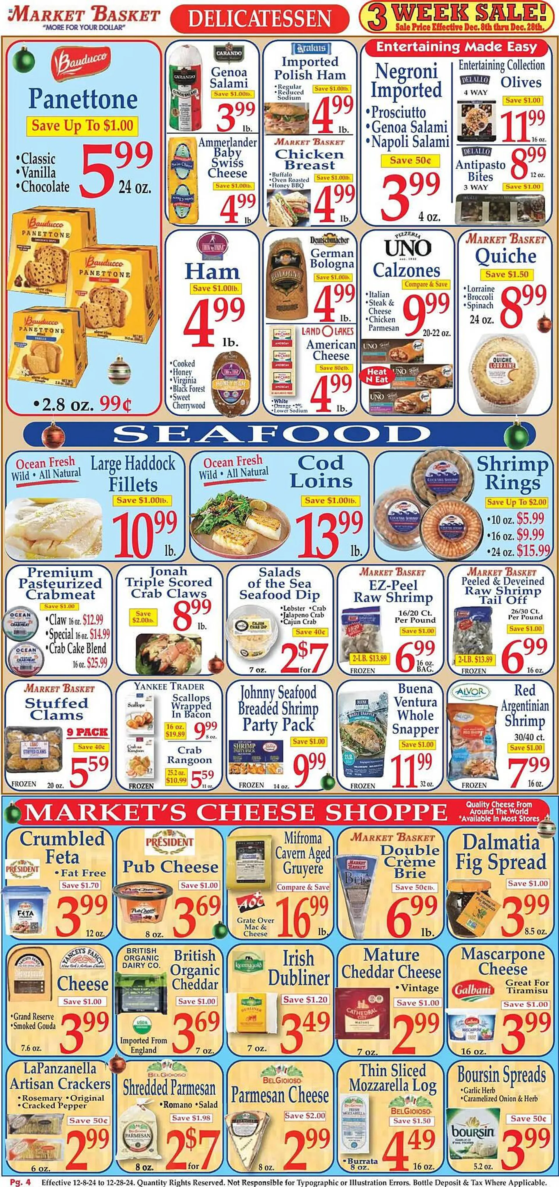 Weekly ad Market Basket Weekly Ad from December 8 to December 28 2024 - Page 4