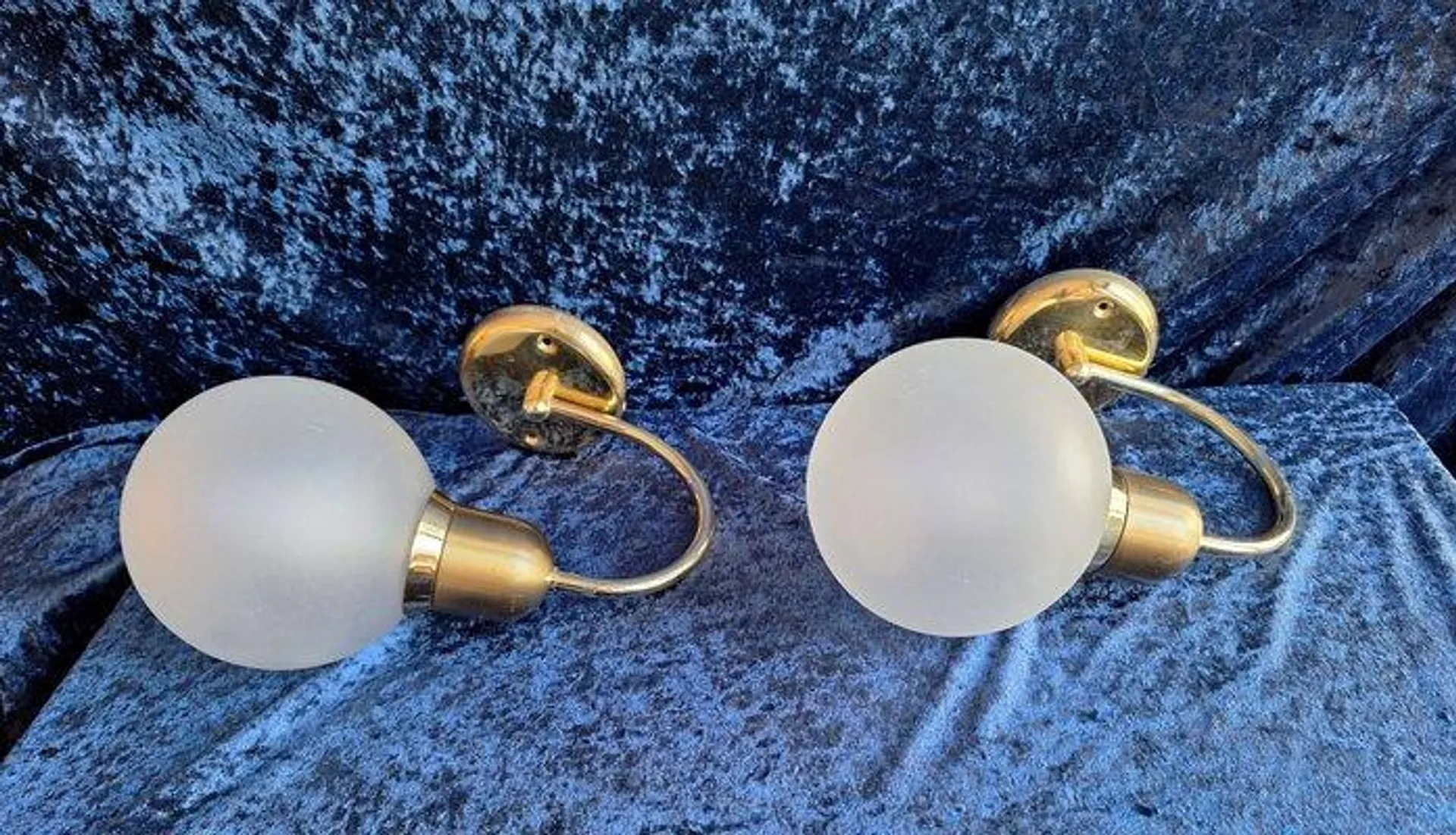 Vintage Wall Lamps, 1990s, Set of 2