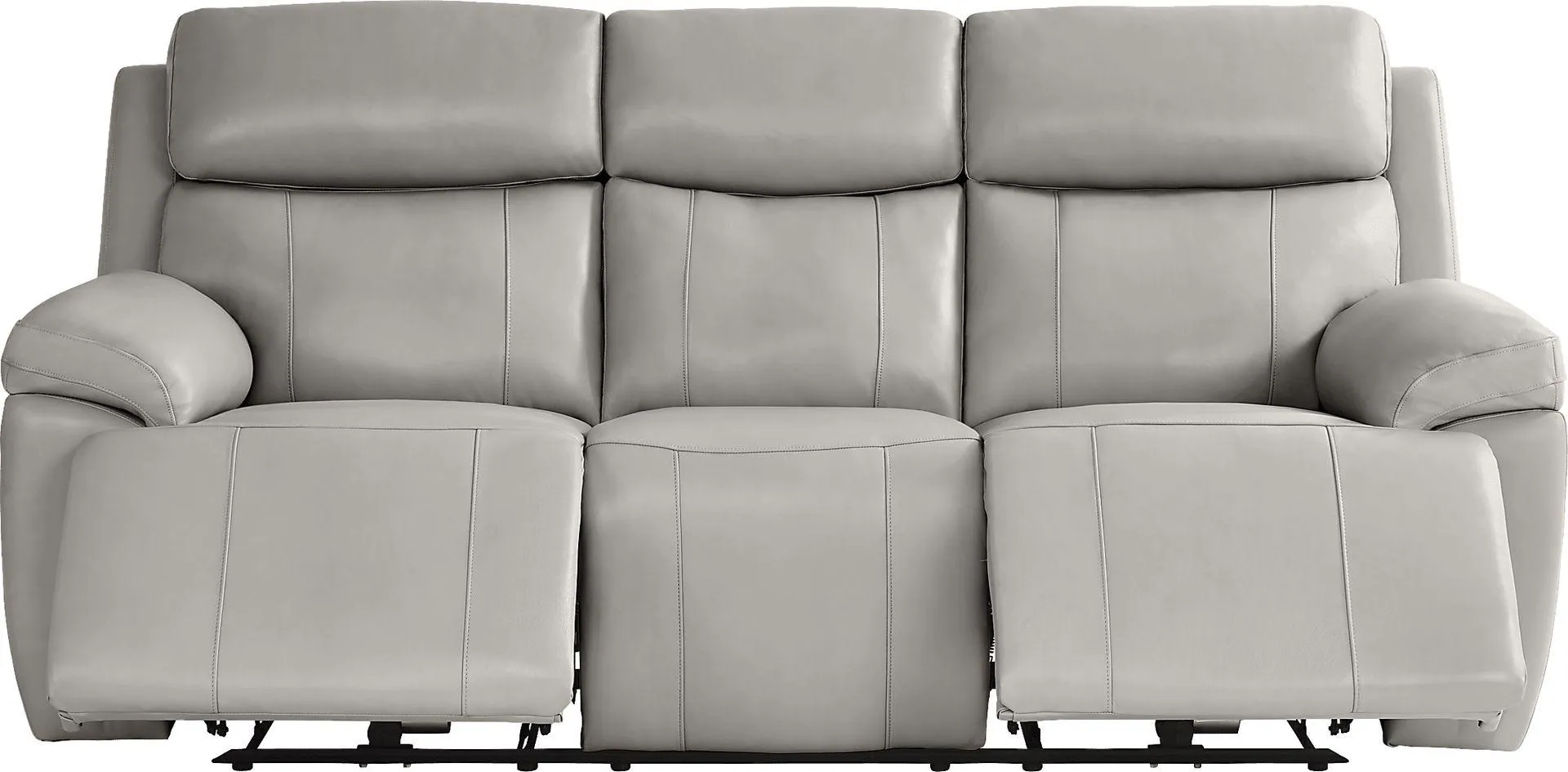 Barolo Leather Triple Power Reclining Sofa