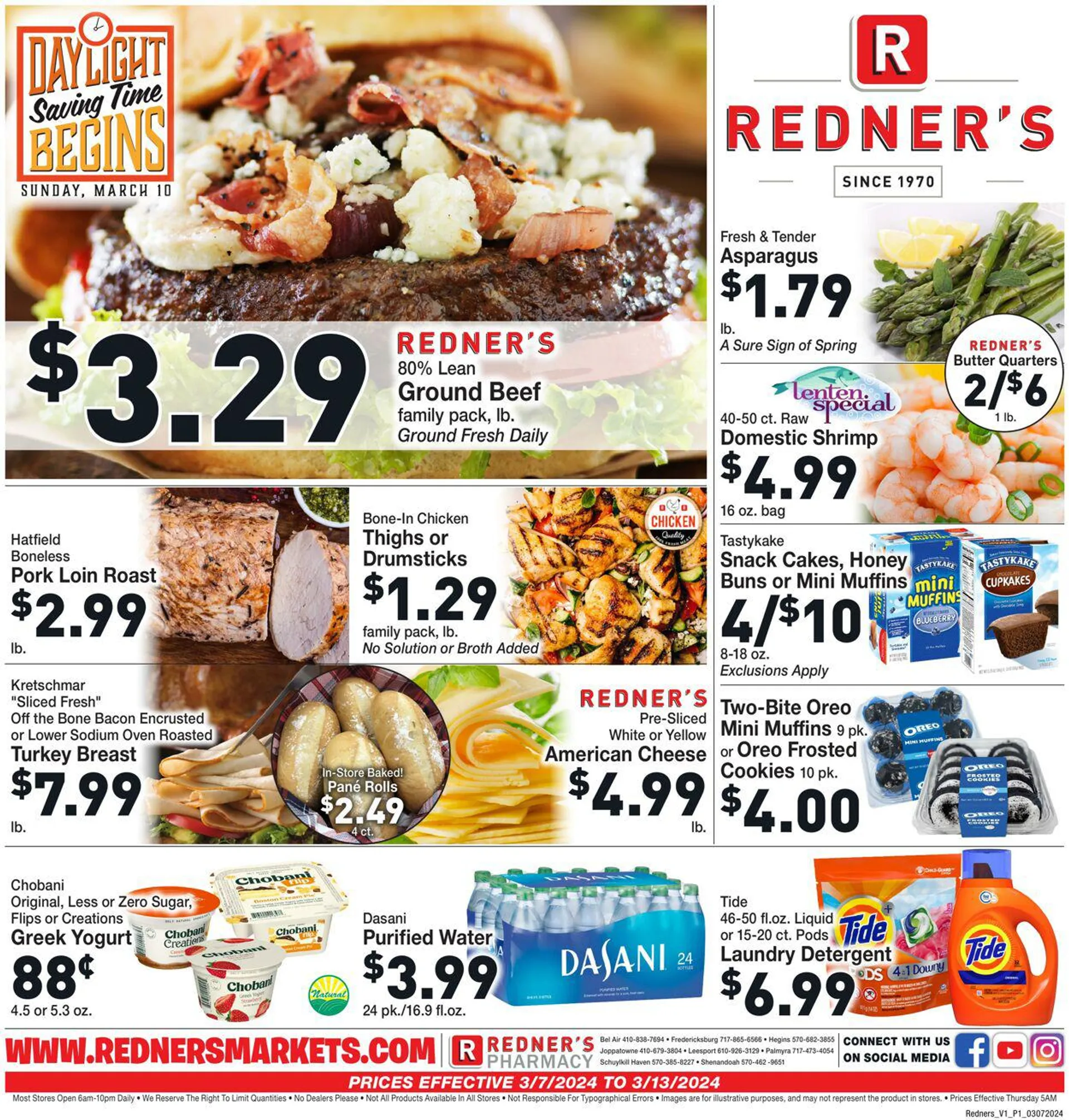 Weekly ad Redner’s Warehouse Market Current weekly ad from March 7 to March 13 2024 - Page 1