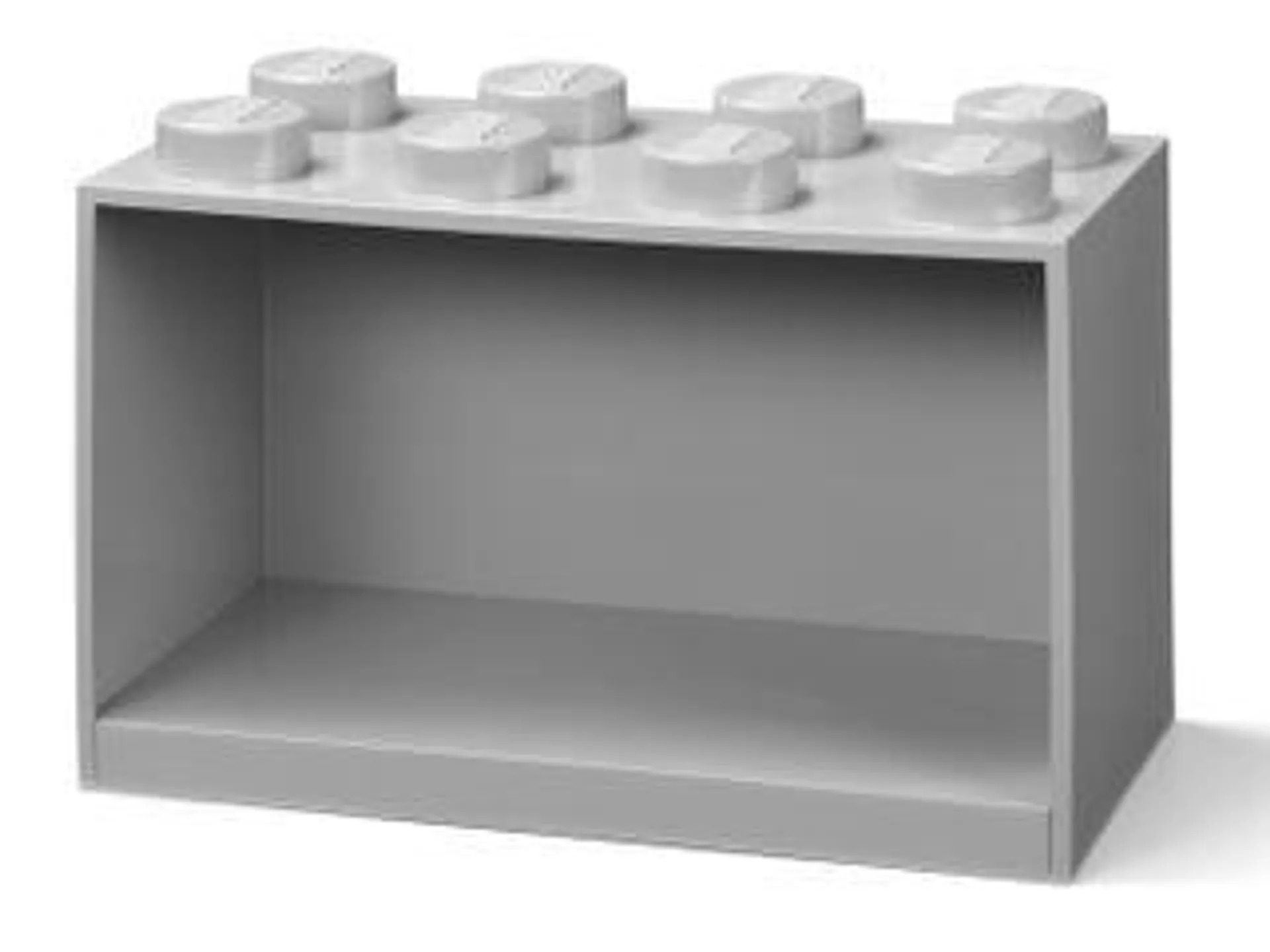 8-Stud Brick Shelf – Black