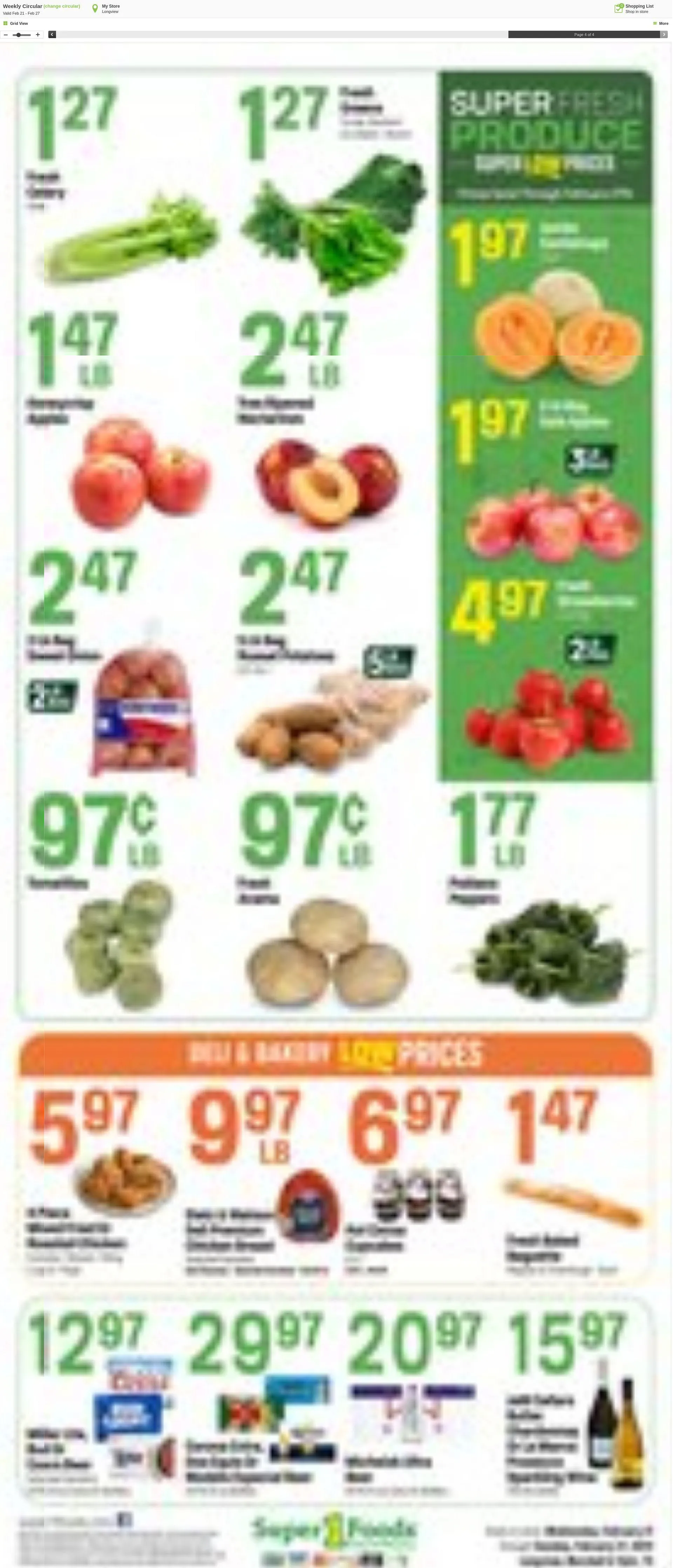 Weekly ad Super1Foods from February 21 to February 27 2024 - Page 4