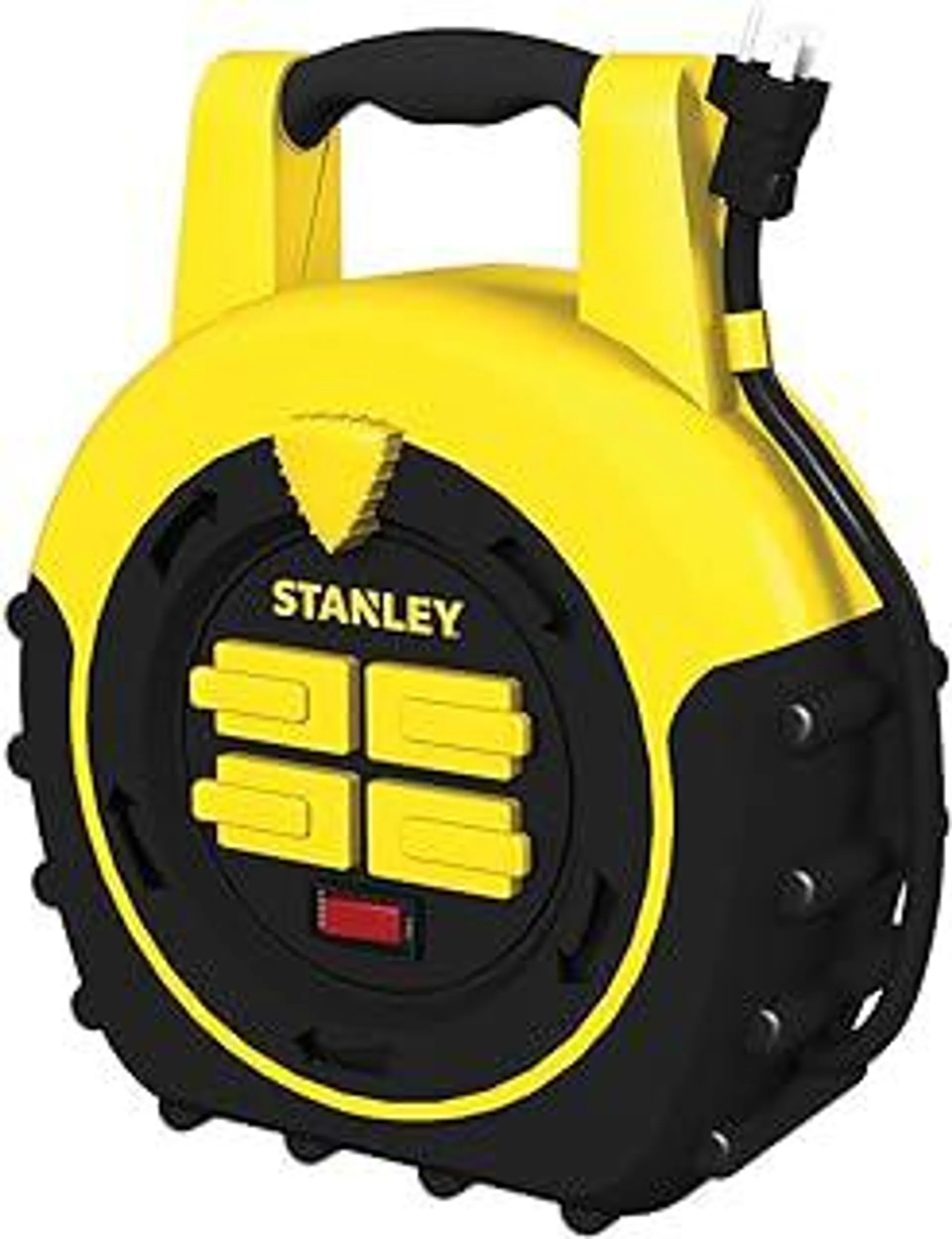 Stanley 33959 ShopMax Power Hub 20-Feet 4-Outlet Cord Reel , Yellow