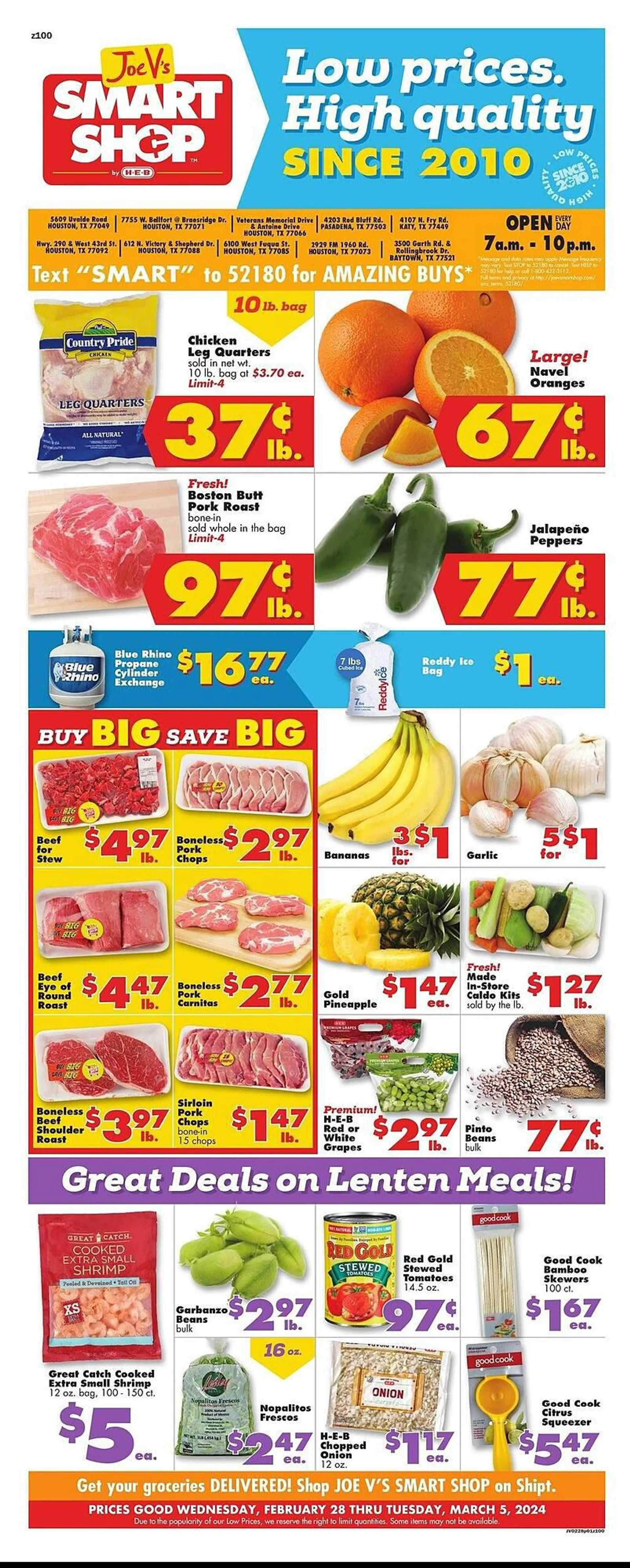 Weekly ad Joe V's Smart Shop Weekly Ad from February 28 to March 5 2024 - Page 