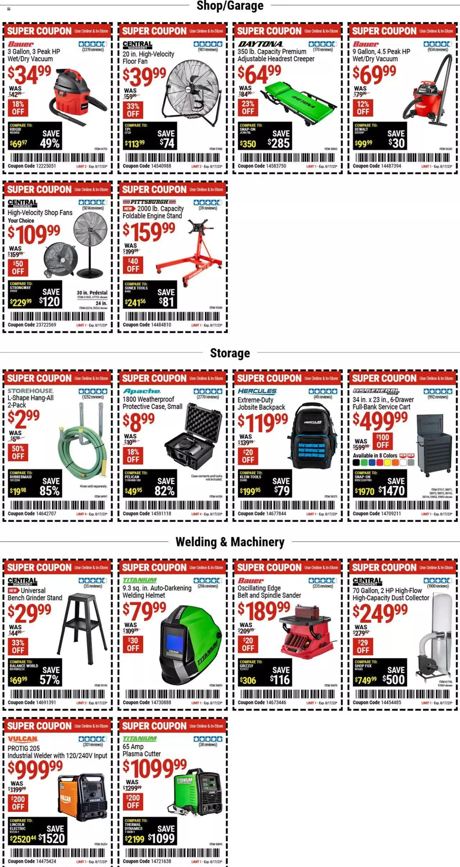 Harbor Freight Sales Ad - 4