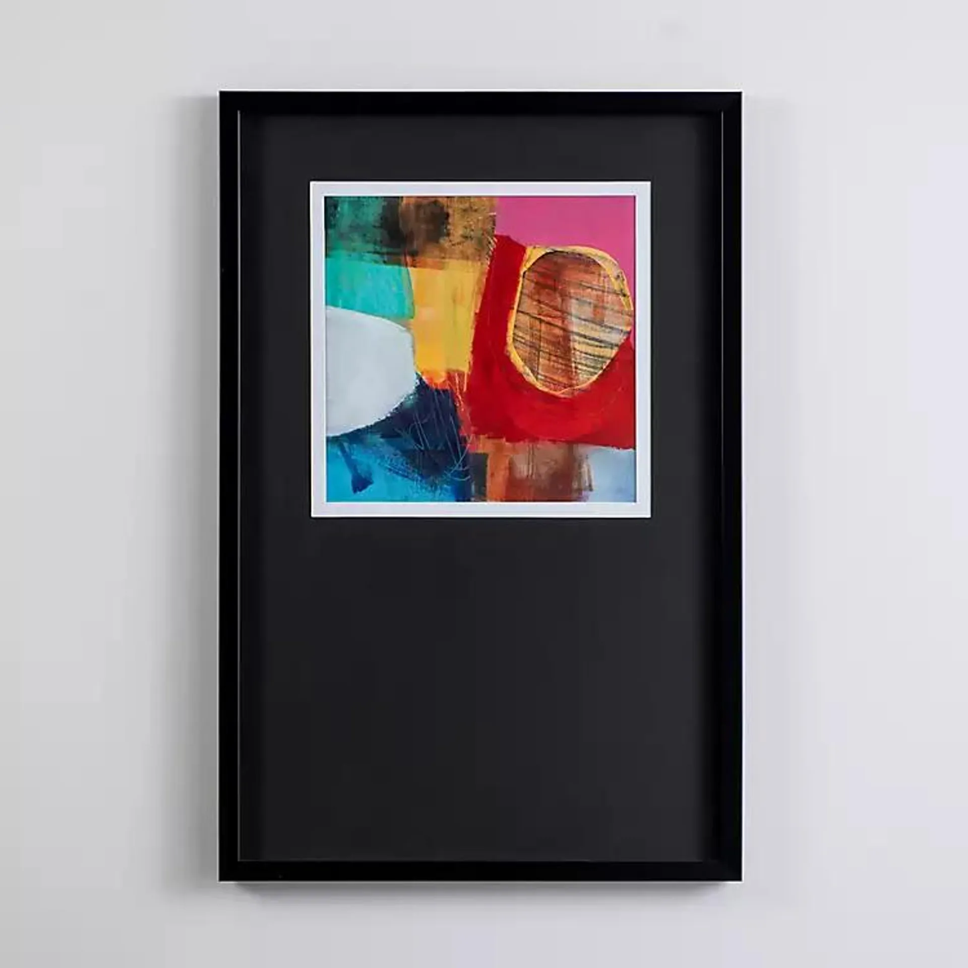 Fun Colors Abstract I Framed Wall Art