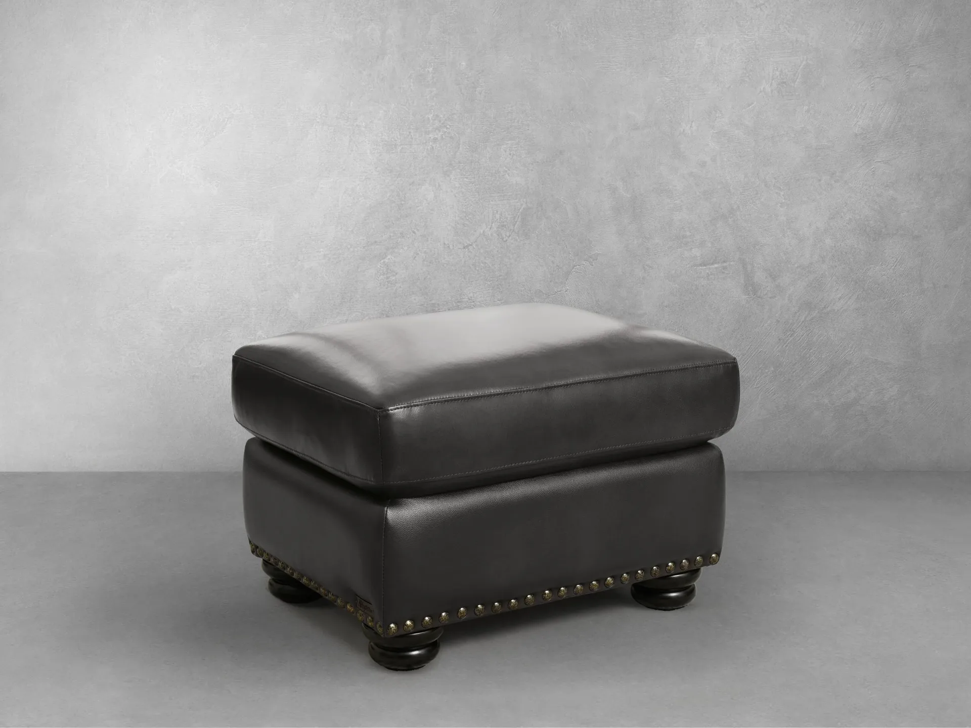 Austin Leather Ottoman